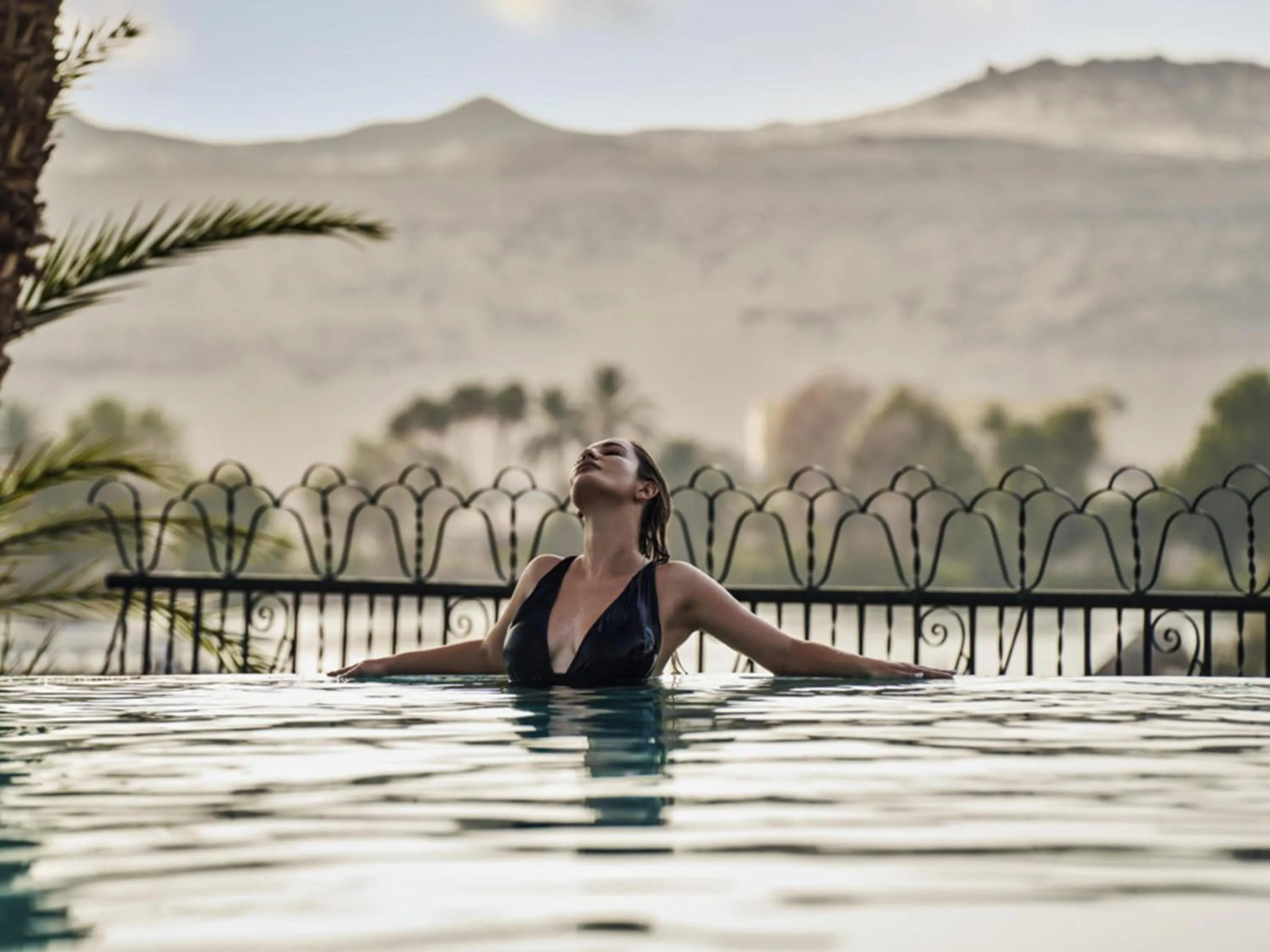 Pool view in Sofitel Legend Old Cataract
