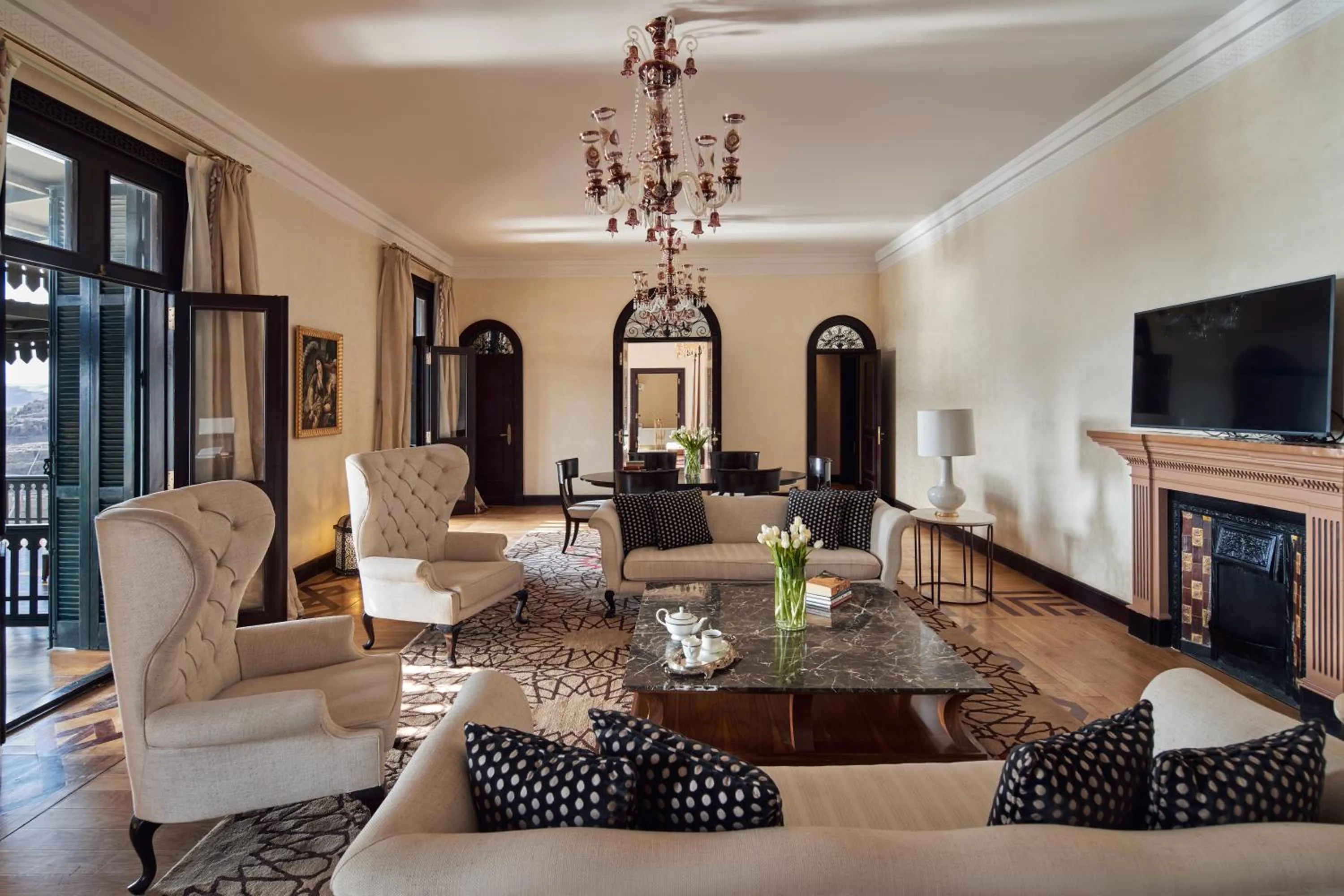 Living room in Sofitel Legend Old Cataract