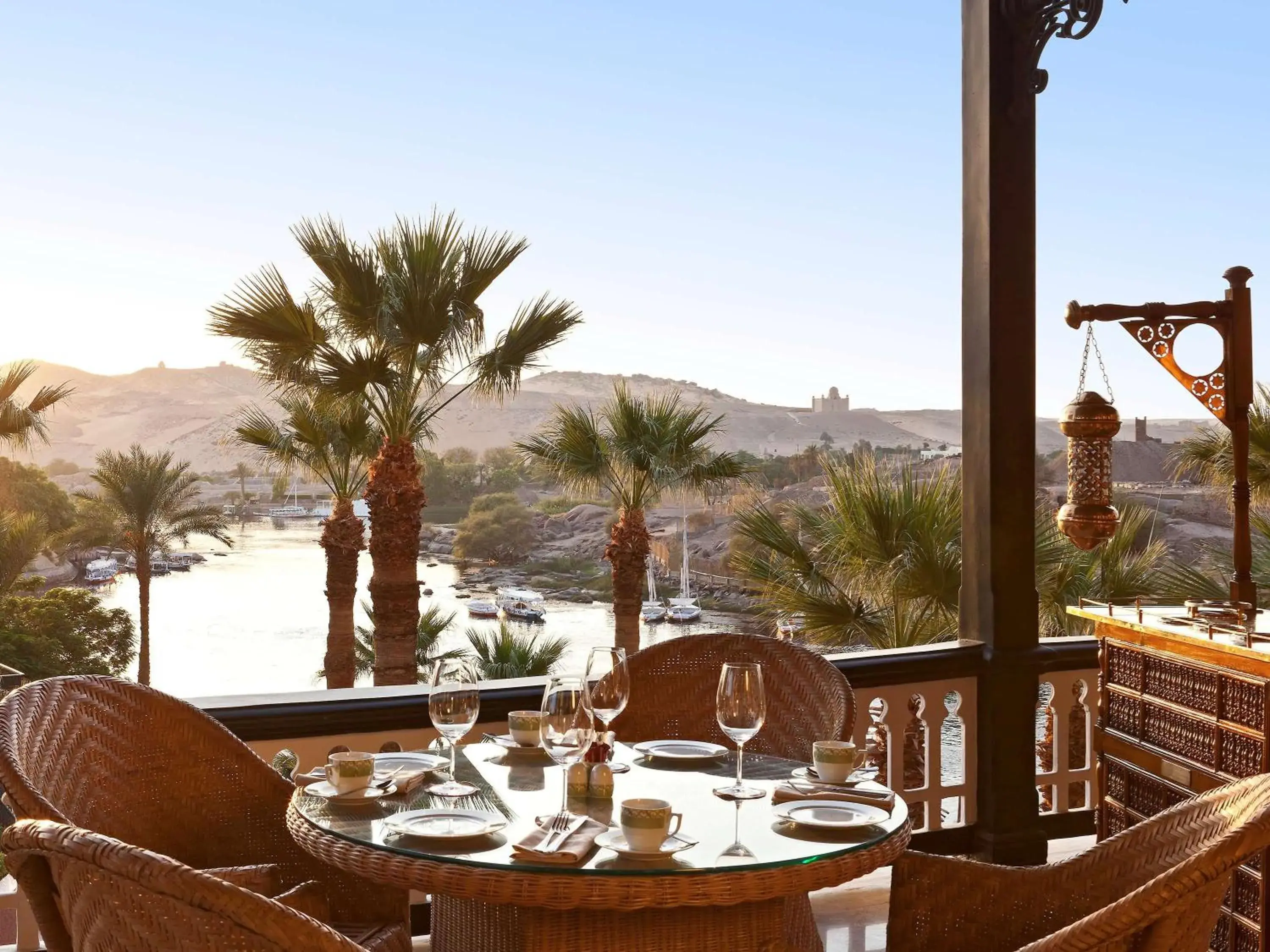 Lounge or bar in Sofitel Legend Old Cataract Lounge or bar in Sofitel Legend Old Cataract