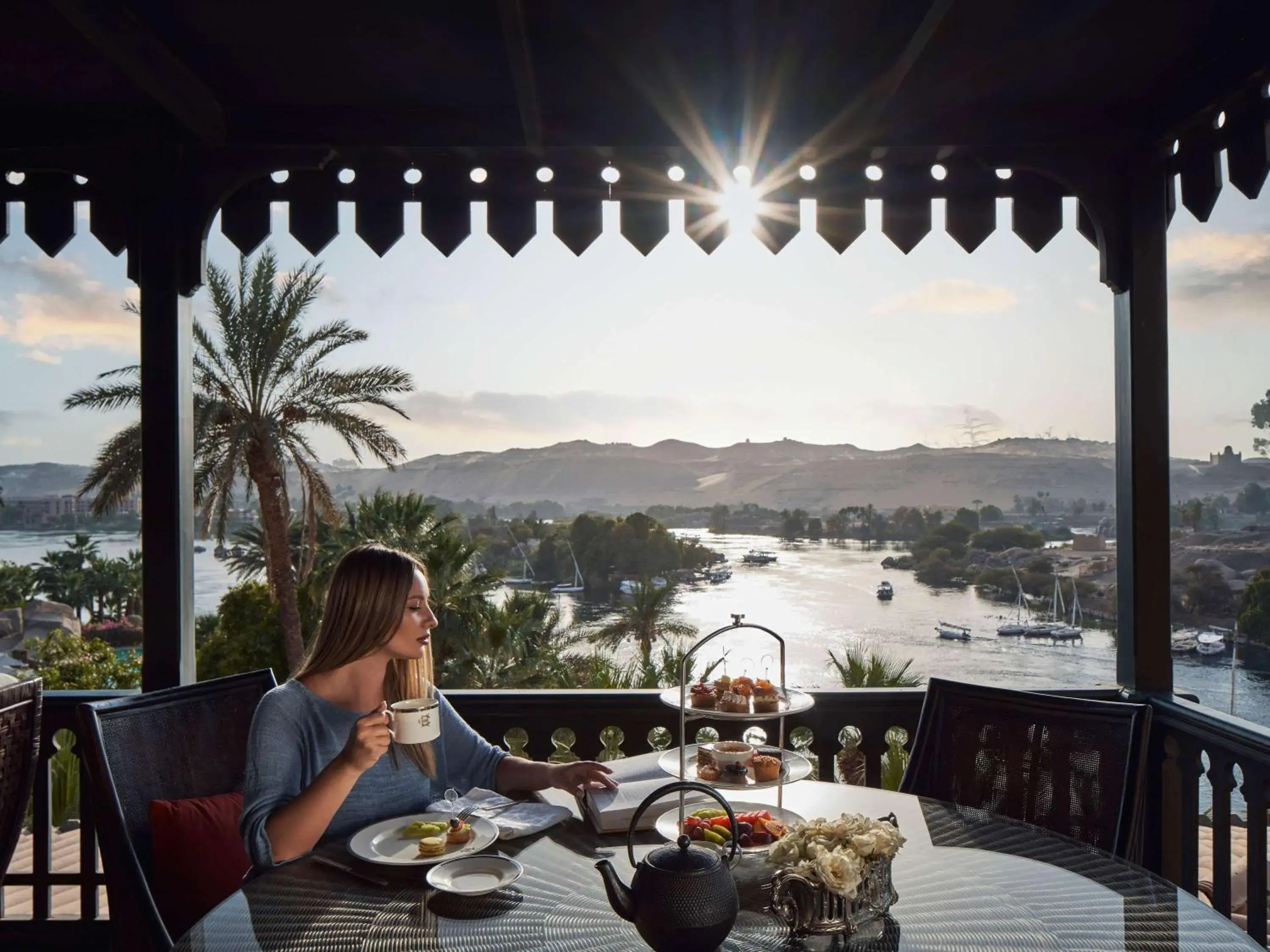 Breakfast in Sofitel Legend Old Cataract Breakfast in Sofitel Legend Old Cataract
