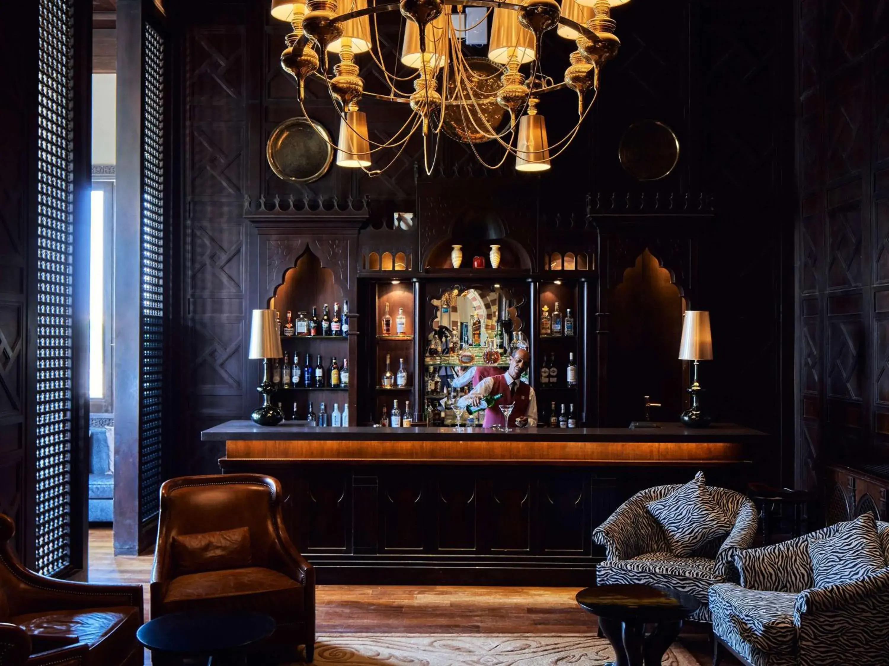 Lounge or bar in Sofitel Legend Old Cataract Lounge or bar in Sofitel Legend Old Cataract