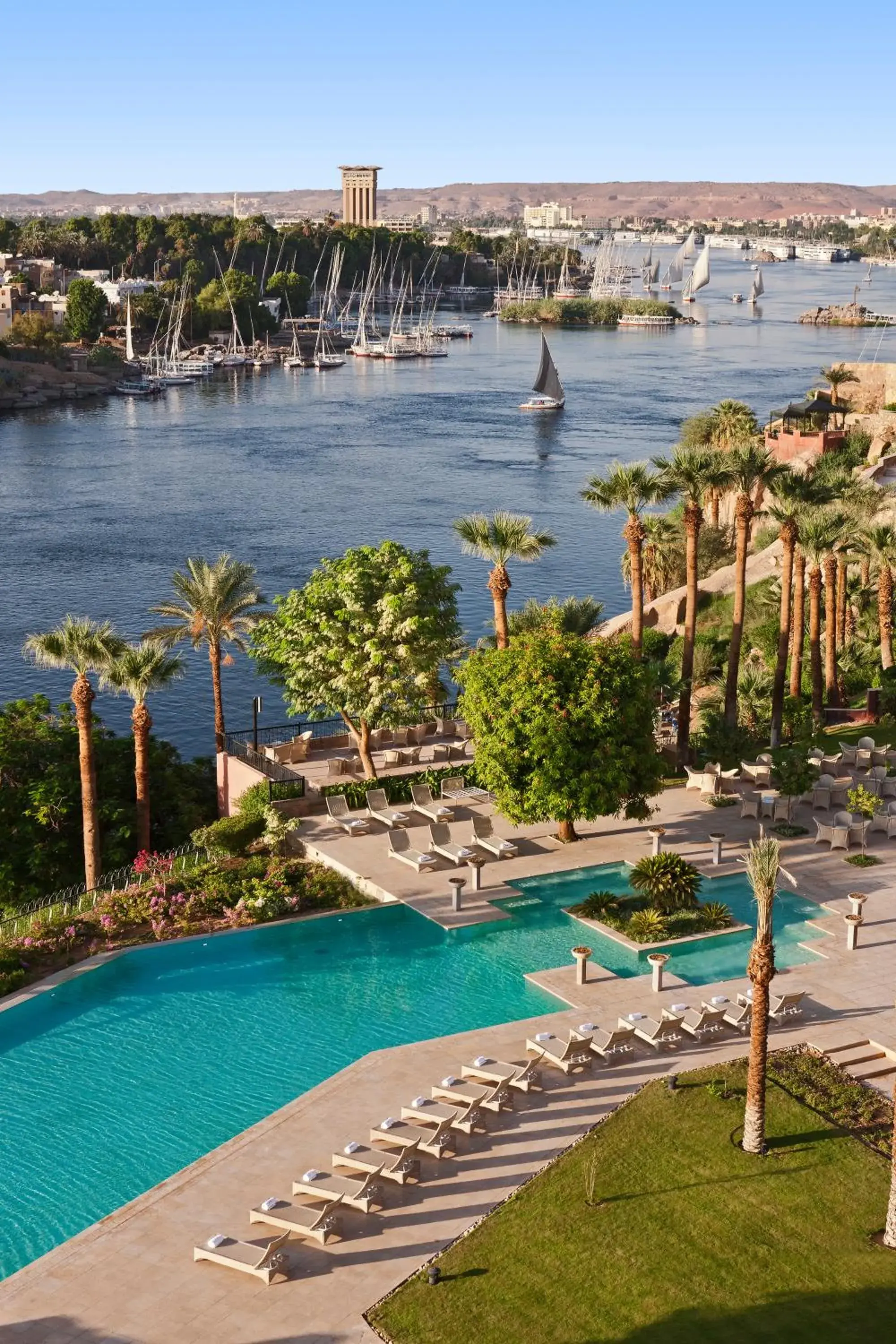 River view in Sofitel Legend Old Cataract River view in Sofitel Legend Old Cataract