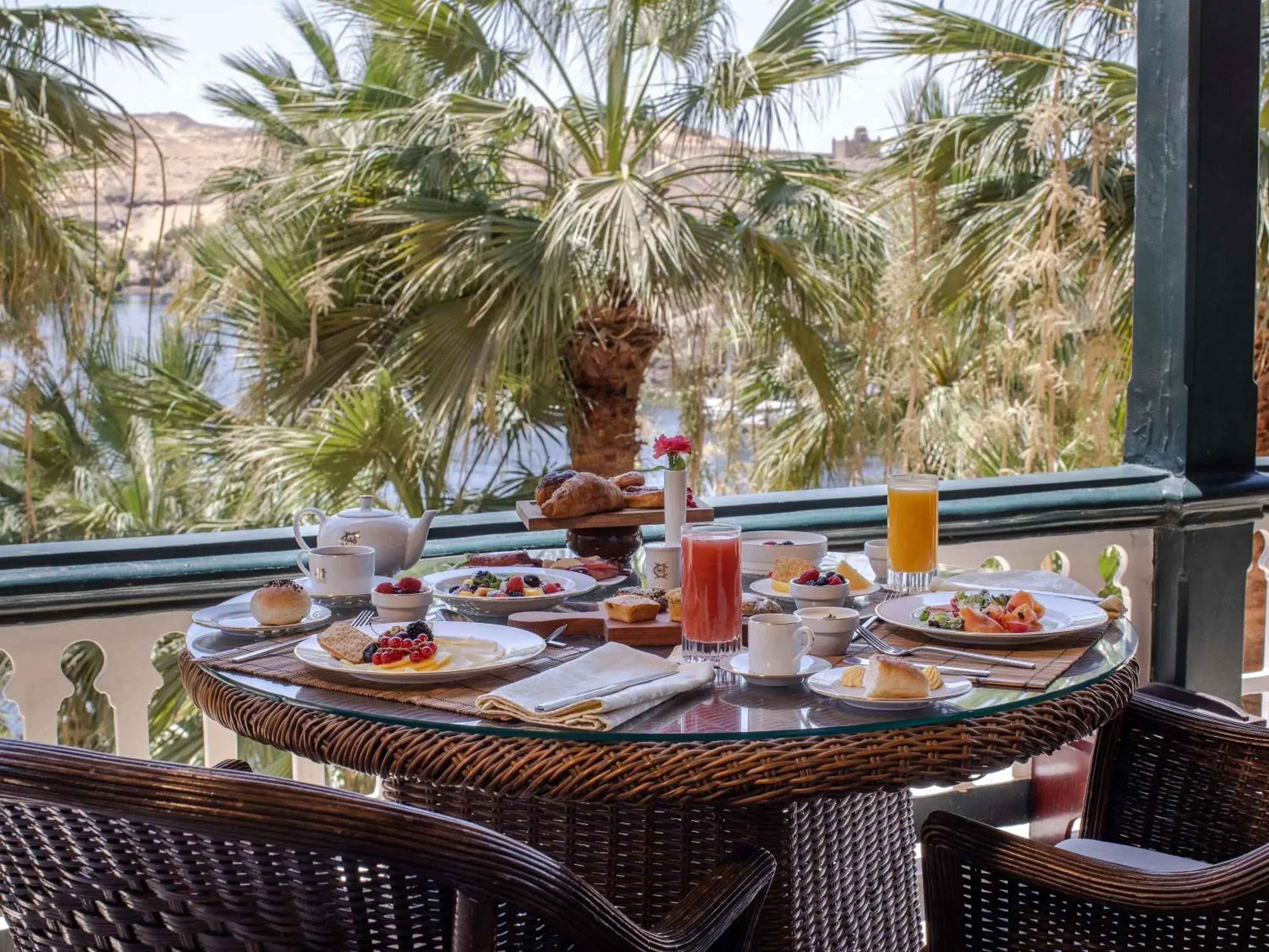 Breakfast in Sofitel Legend Old Cataract Breakfast in Sofitel Legend Old Cataract