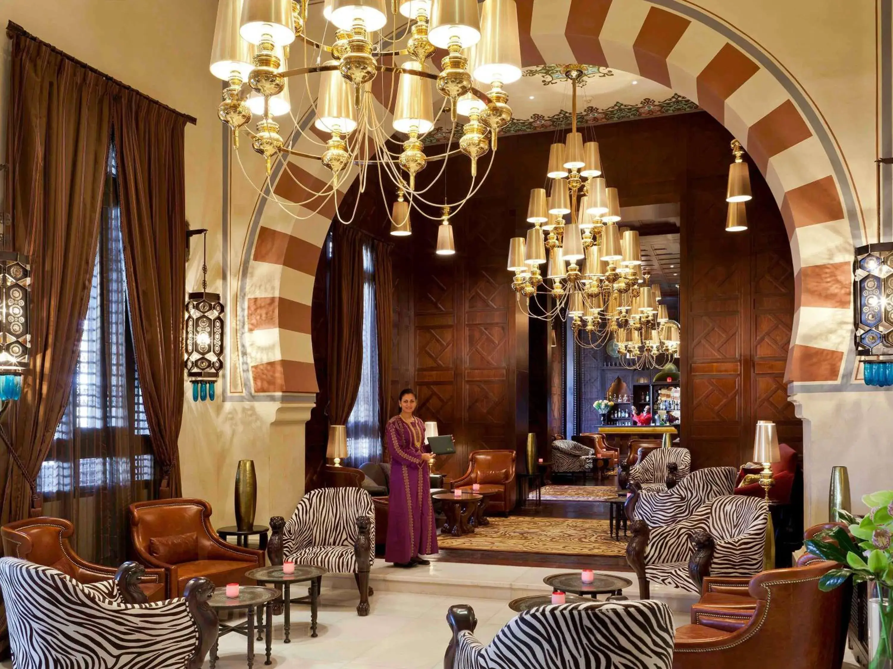 Lounge or bar in Sofitel Legend Old Cataract Lounge or bar in Sofitel Legend Old Cataract
