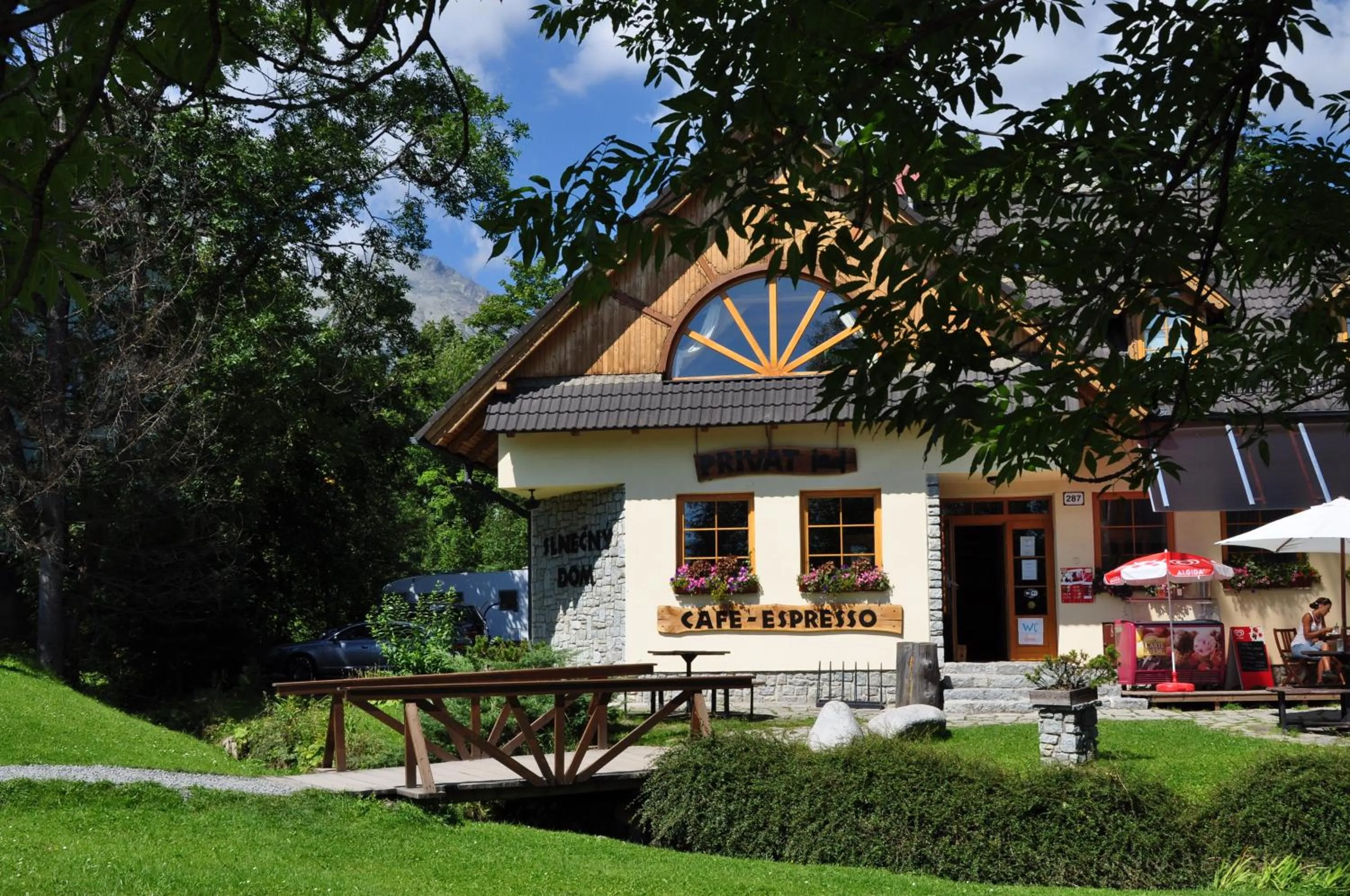 Natural landscape in Penzion Slnecny Dom