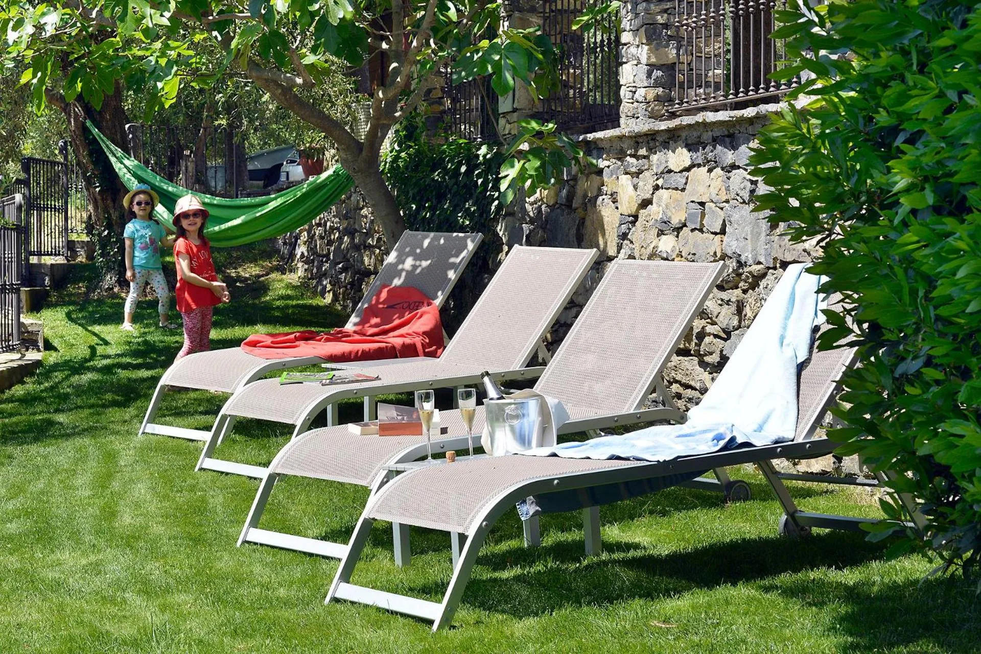 Garden in La Casa dei Nonni Castelbianco