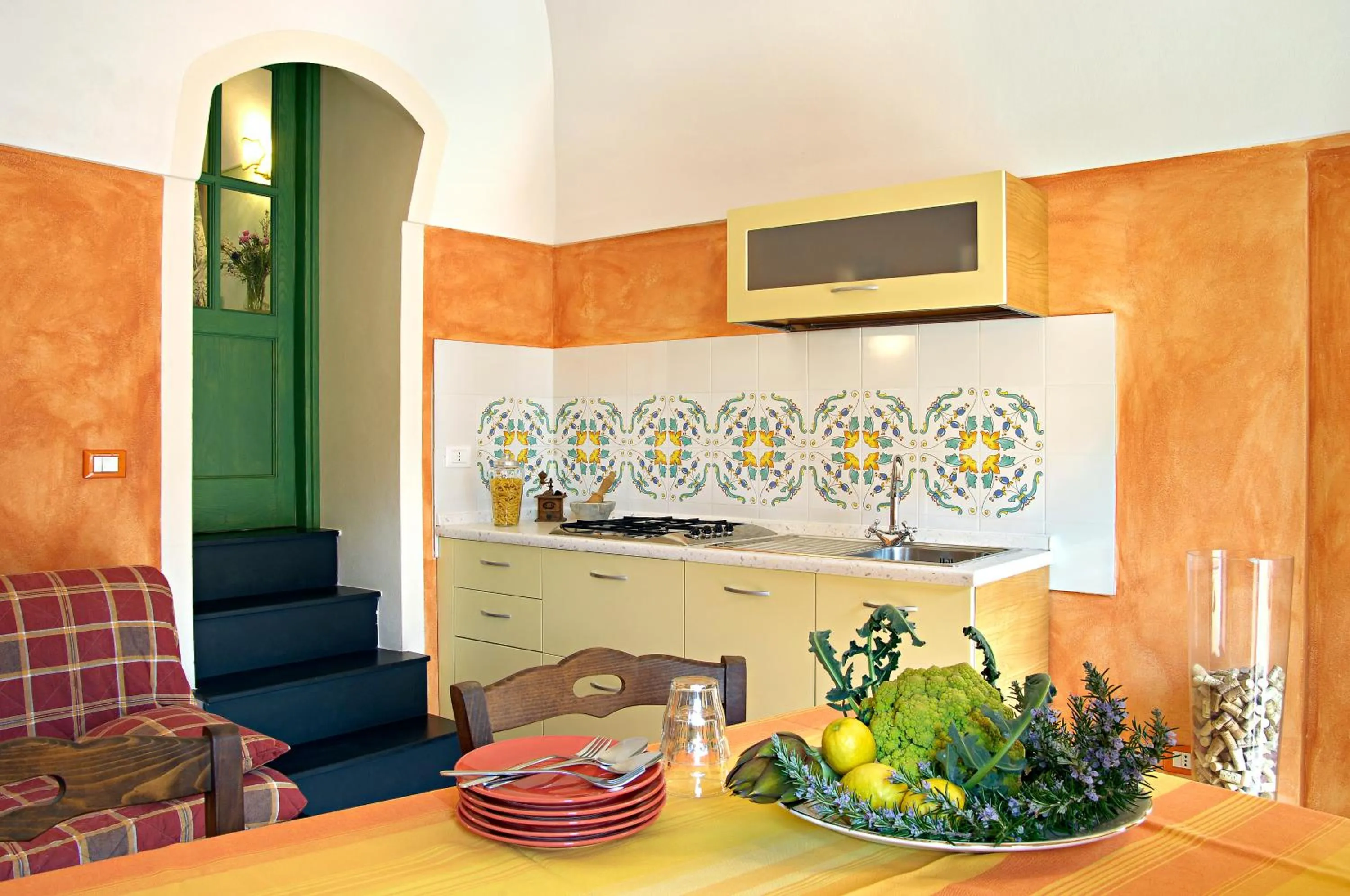 Kitchen or kitchenette in La Casa dei Nonni Castelbianco