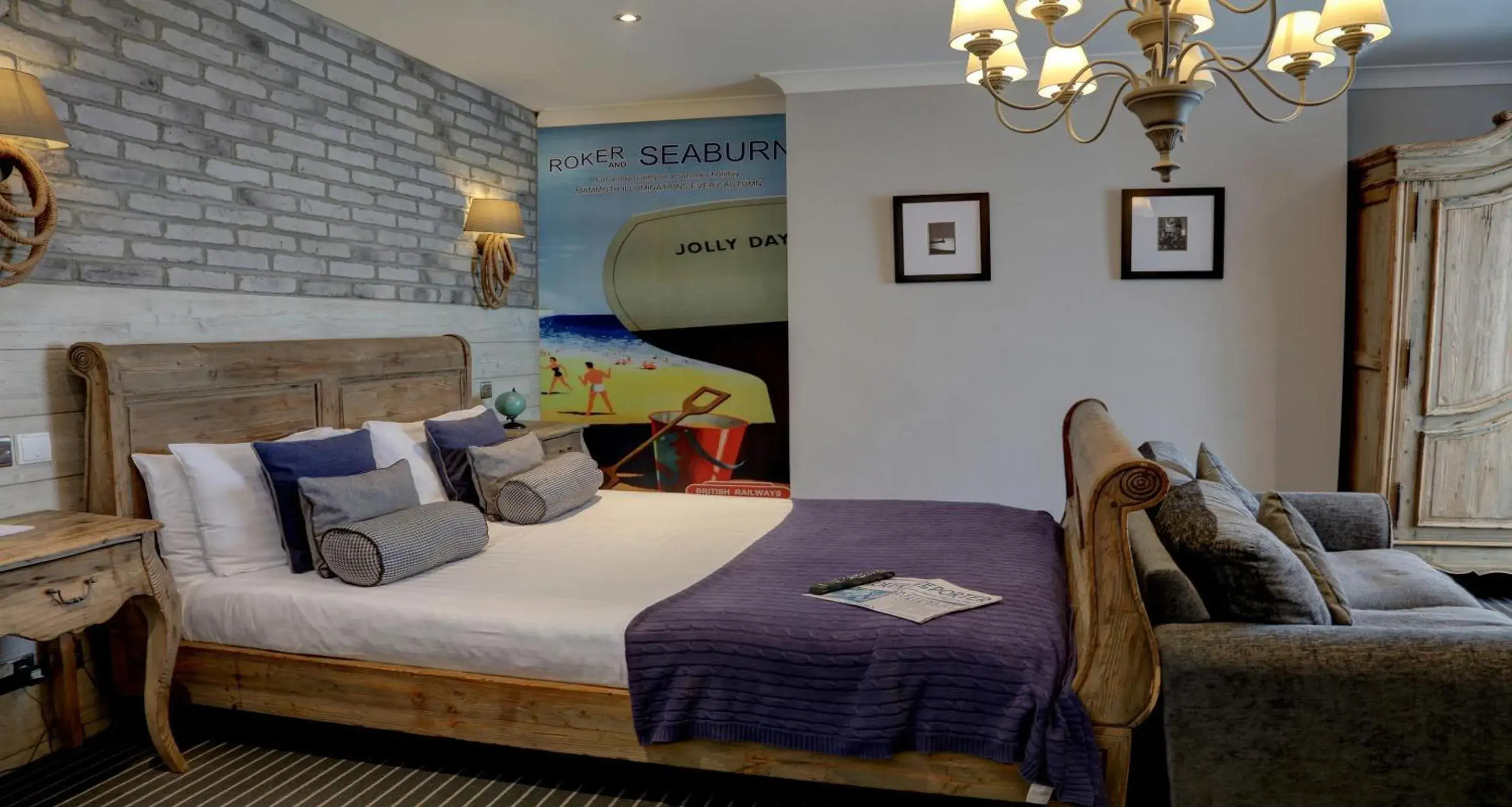 Bedroom, Bed in Roker Hotel BW Premier Collection Bedroom, Bed in Roker Hotel BW Premier Collection