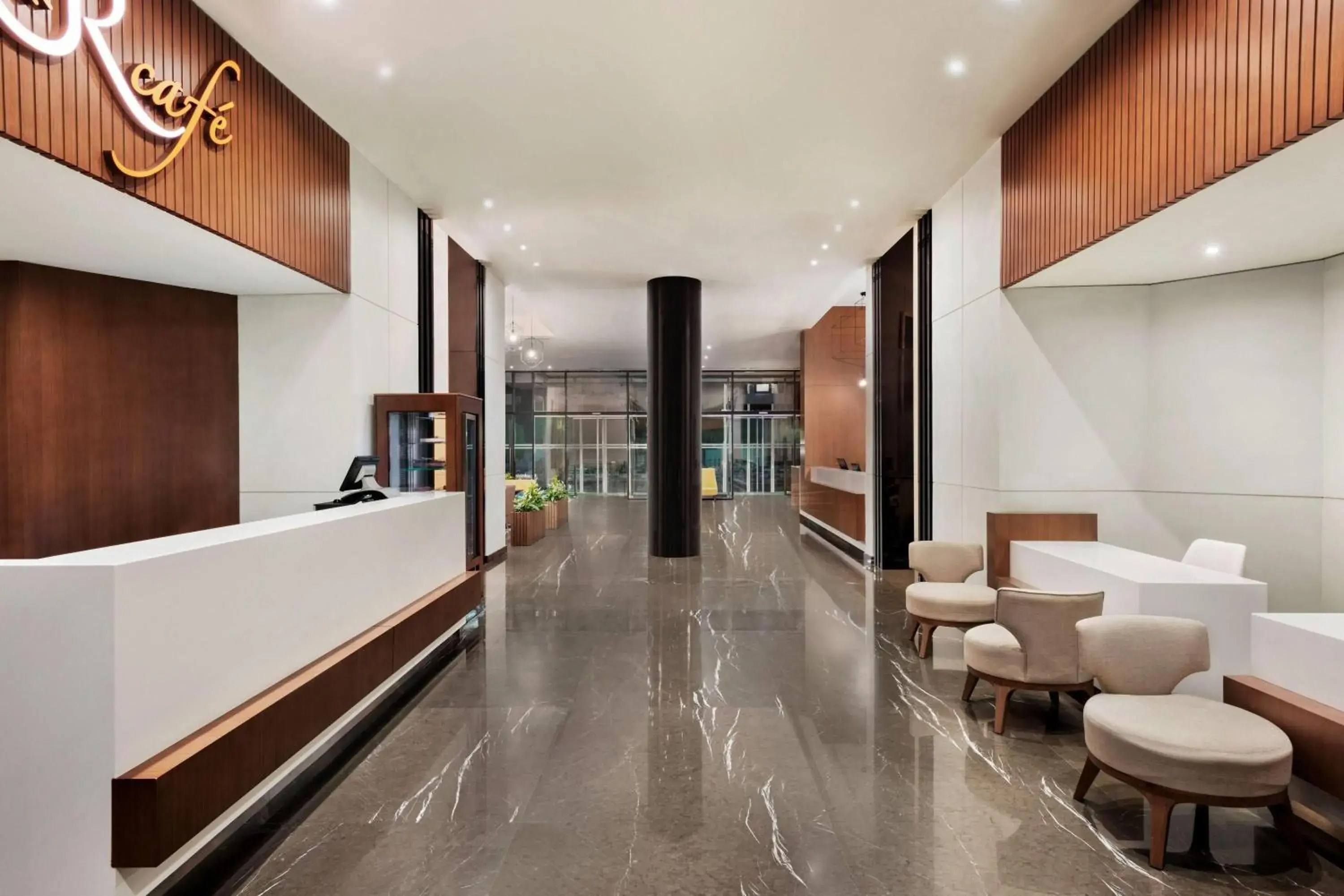 Lobby or reception in Wyndham Garden Ajman Corniche Lobby or reception in Wyndham Garden Ajman Corniche