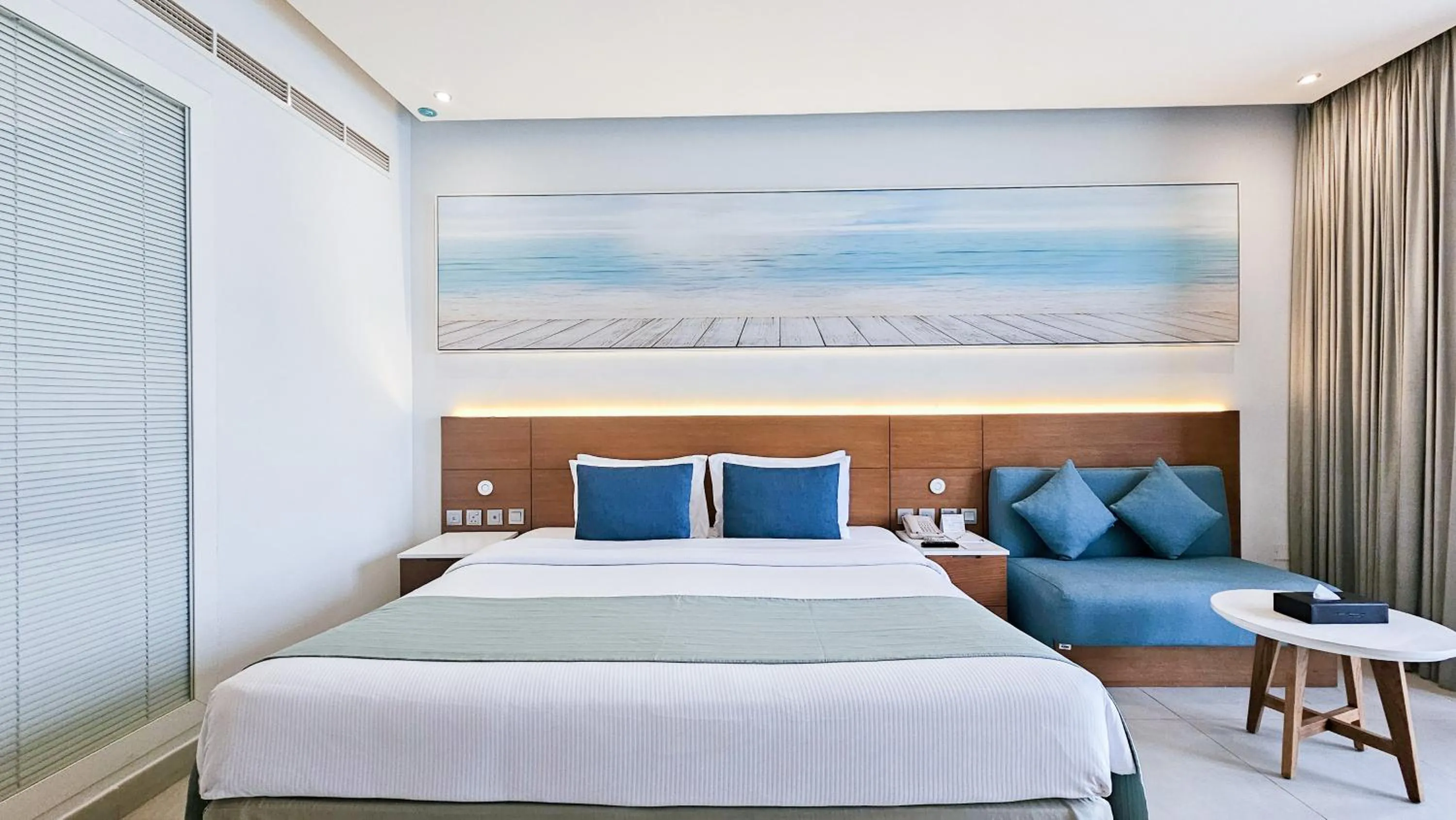 Bed in Wyndham Garden Ajman Corniche