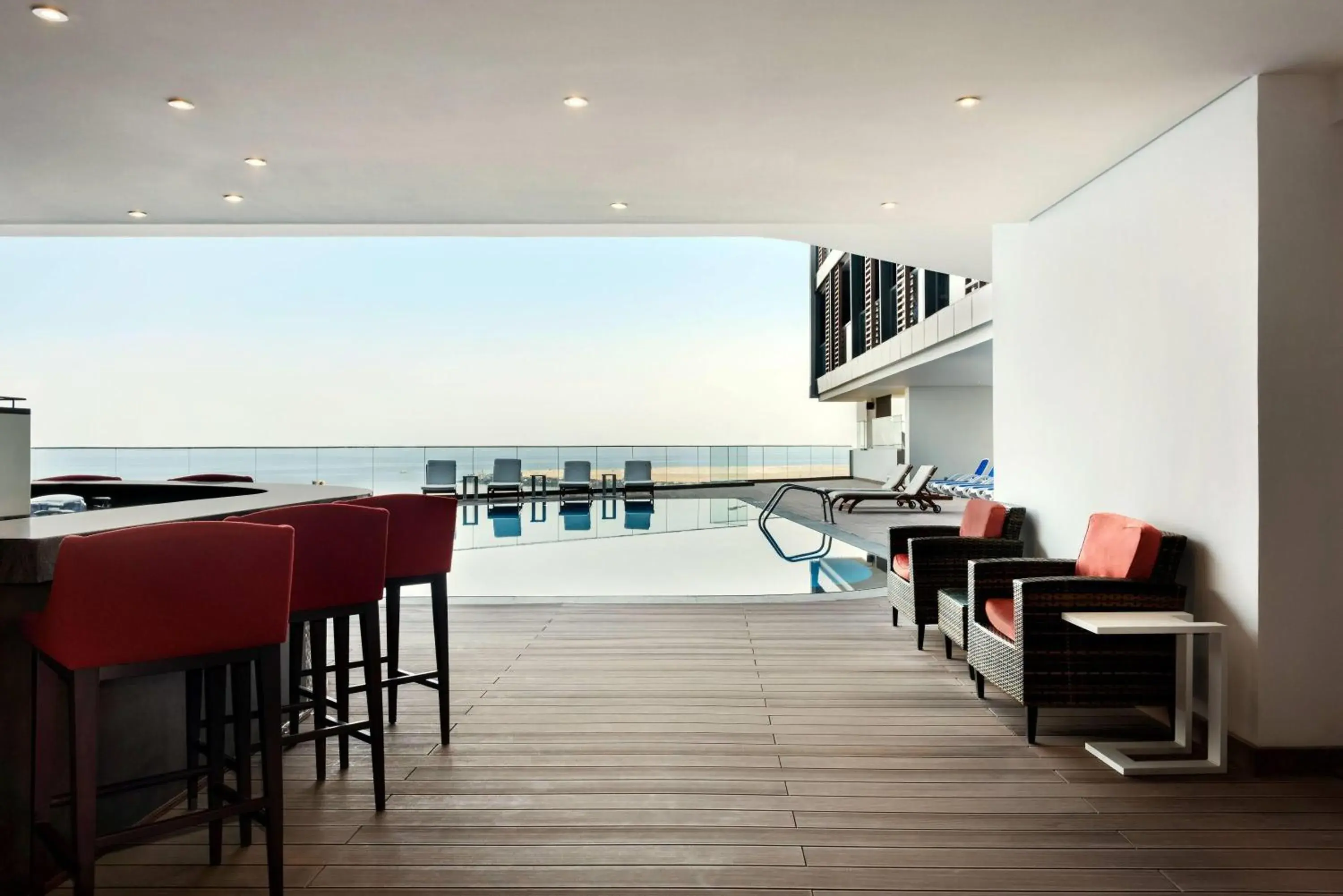 Swimming pool in Wyndham Garden Ajman Corniche Swimming pool in Wyndham Garden Ajman Corniche