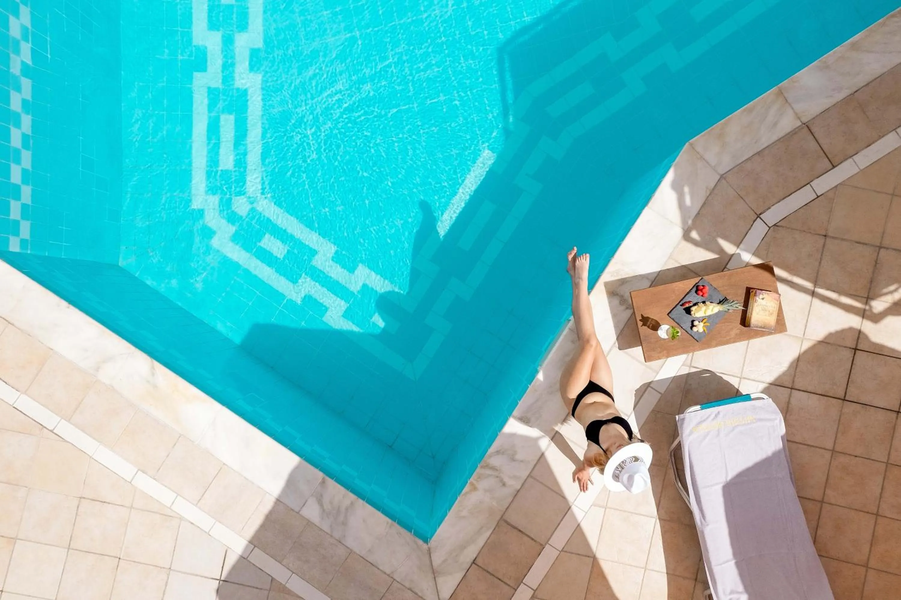 Swimming pool in Mitsis Petit Palais