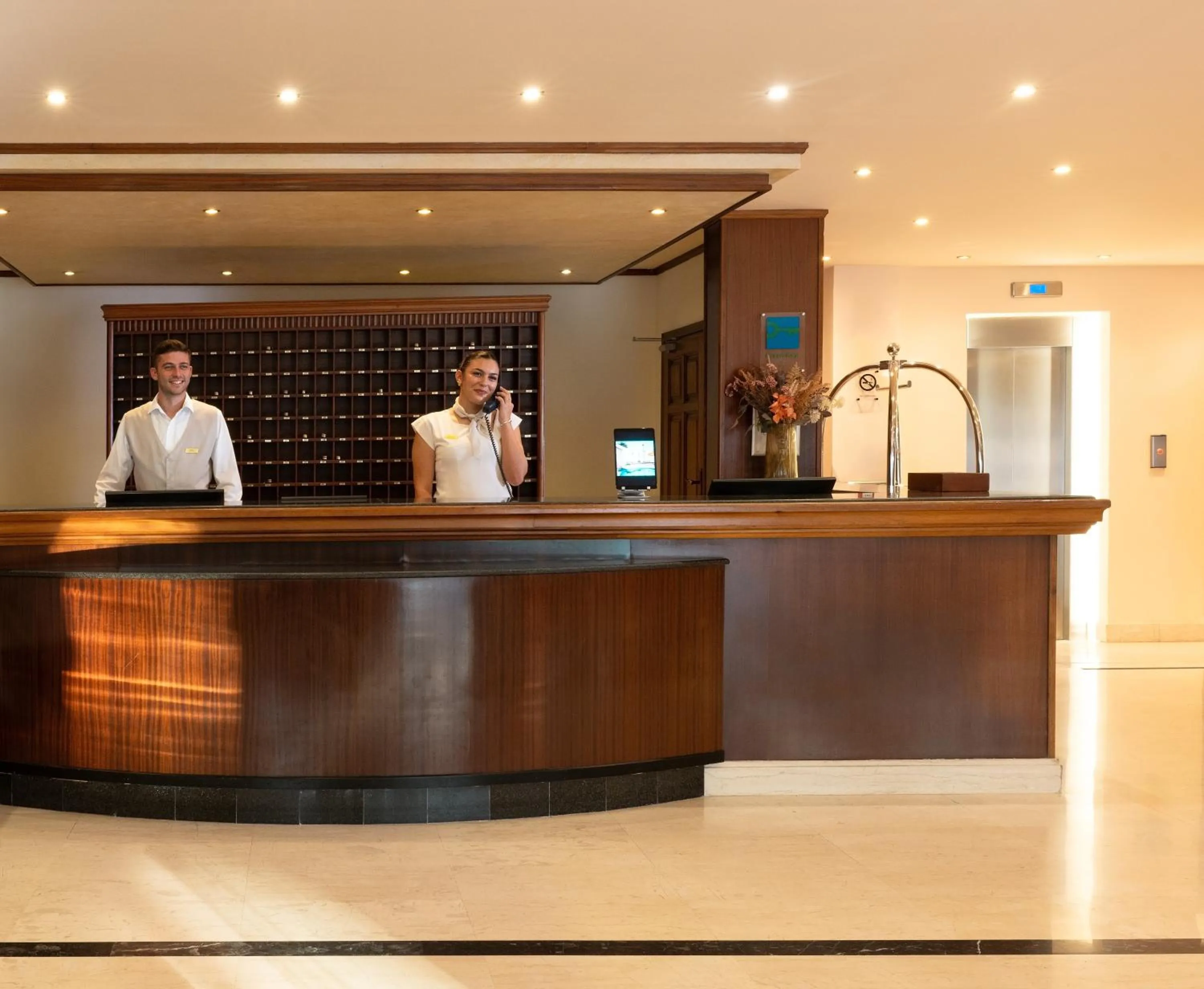 Lobby or reception in Mitsis Petit Palais