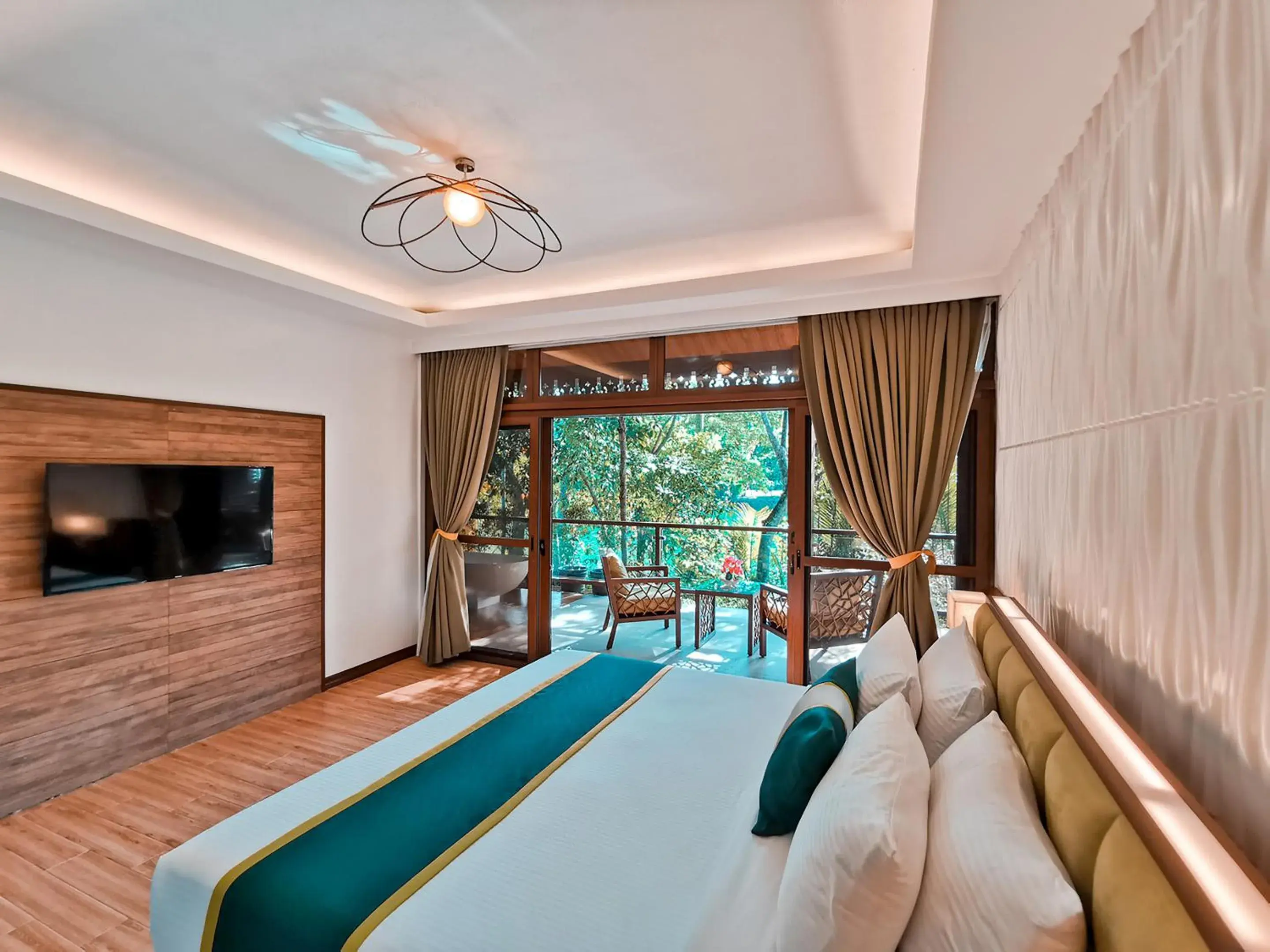 Bed in Loboc River Resort Bed in Loboc River Resort