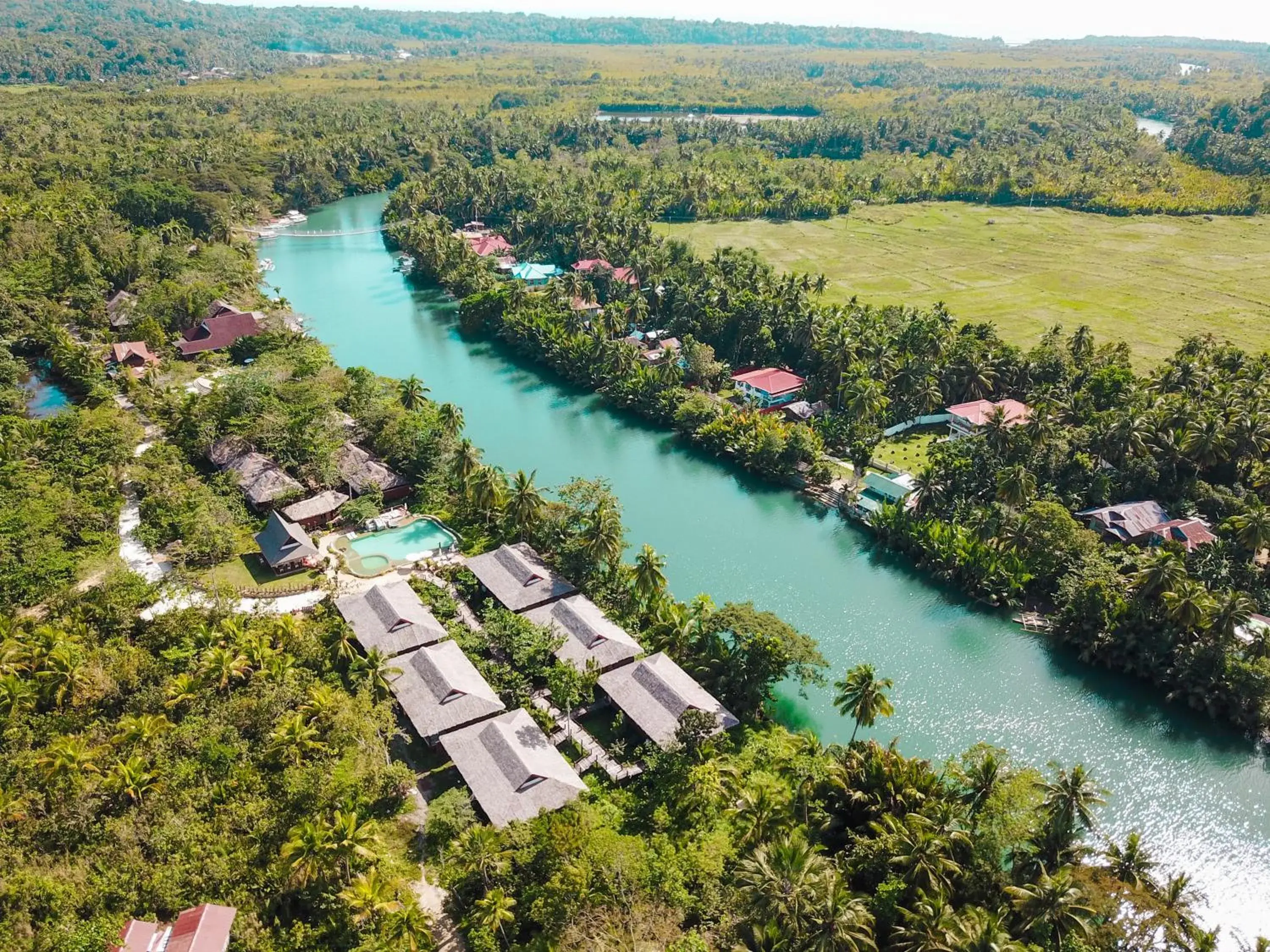 Bird's eye view in Loboc River Resort Bird's eye view in Loboc River Resort