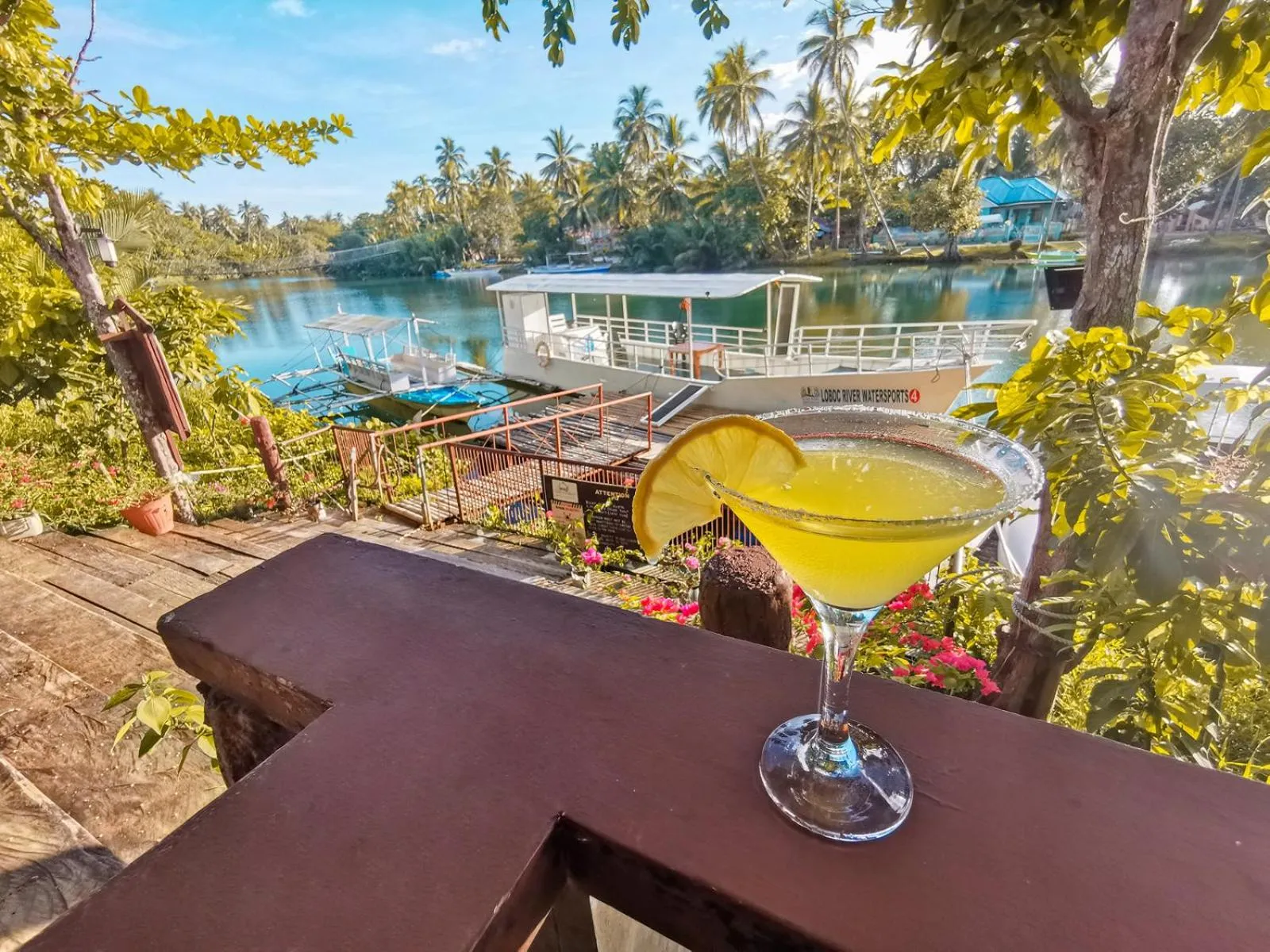 Alcoholic drinks in Loboc River Resort