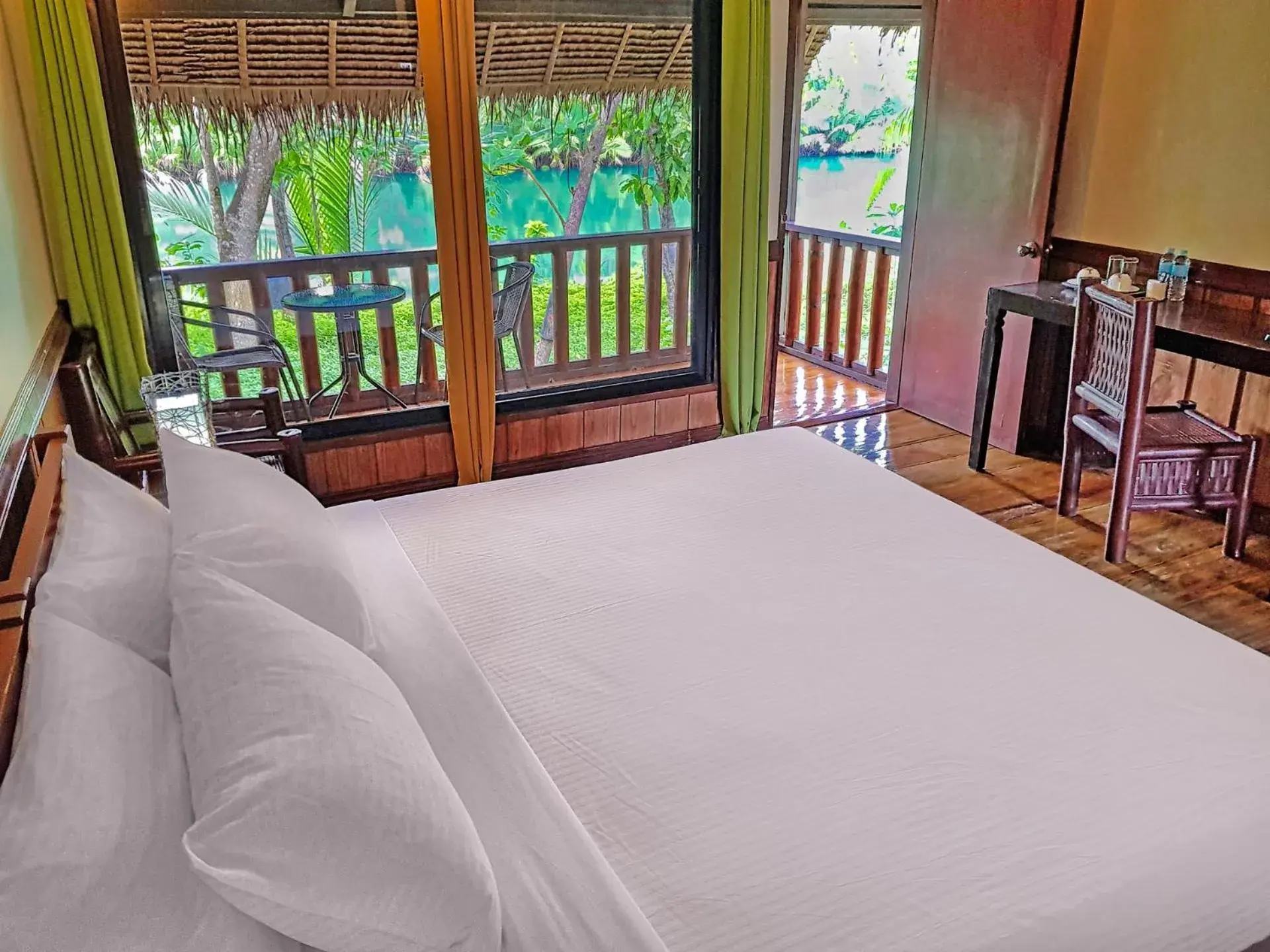 View (from property/room), Bed in Loboc River Resort View (from property/room), Bed in Loboc River Resort