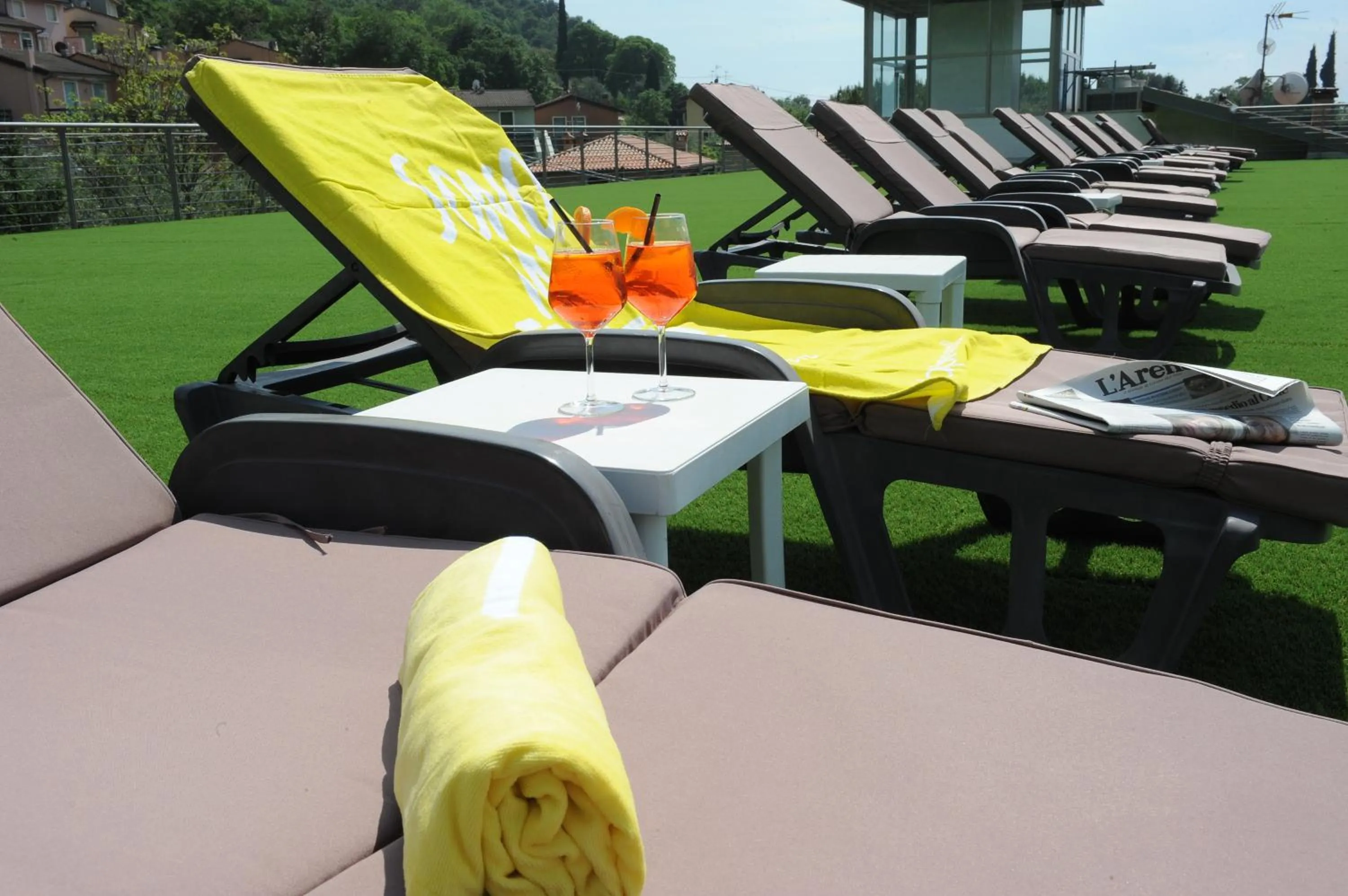 Balcony/Terrace in Park Hotel Val Di Monte ***S