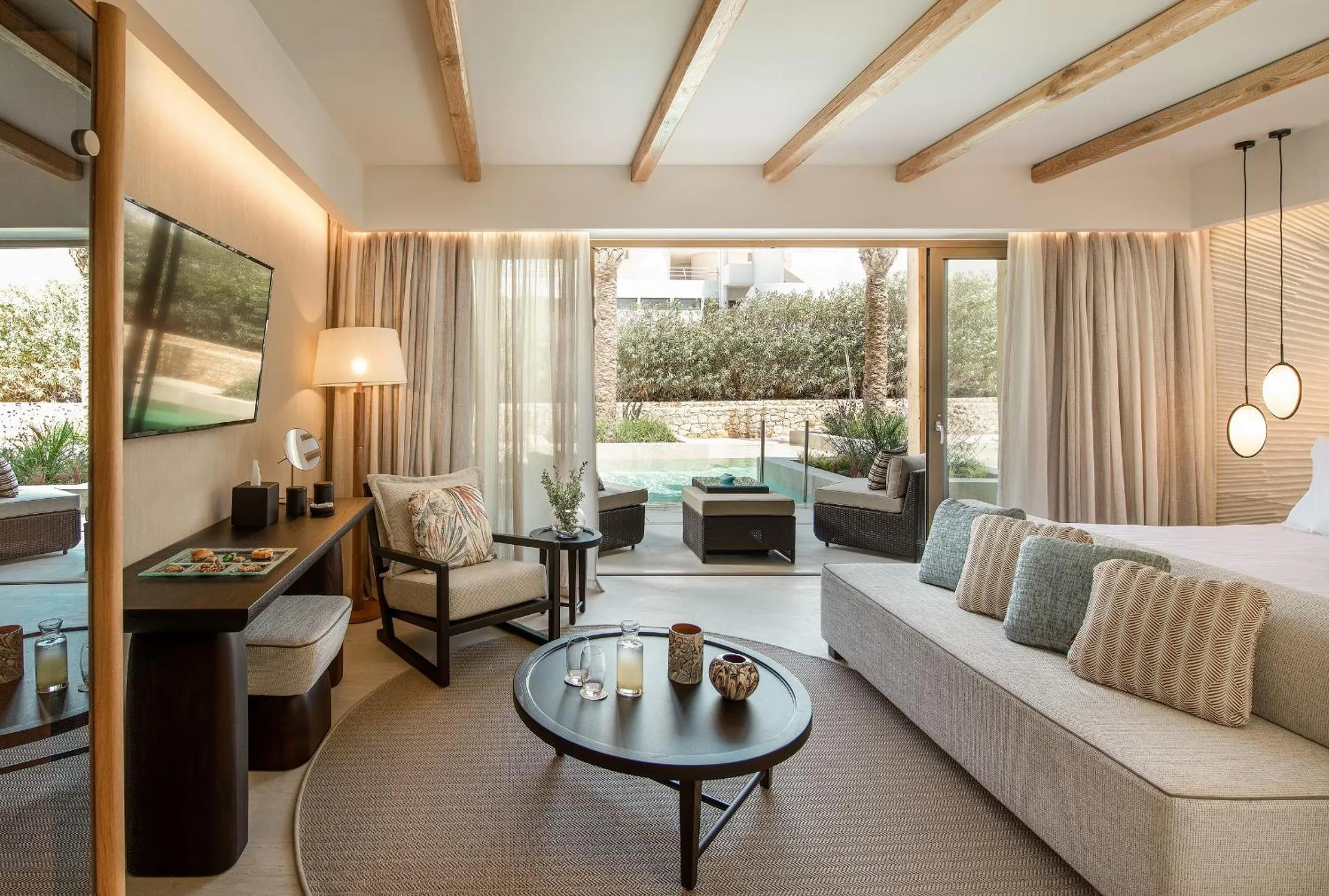 Living room in Mitsis Selection Rinela