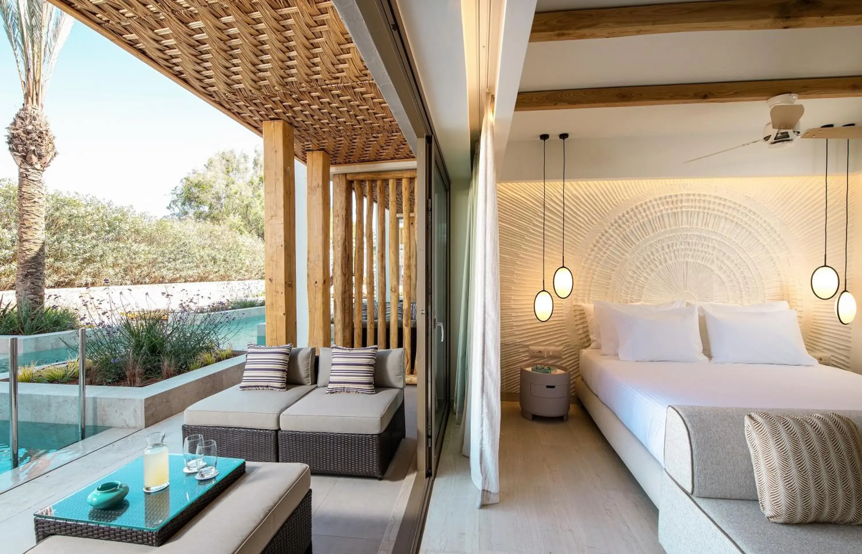 Seating area, Bed in Mitsis Rinela Seating area, Bed in Mitsis Rinela