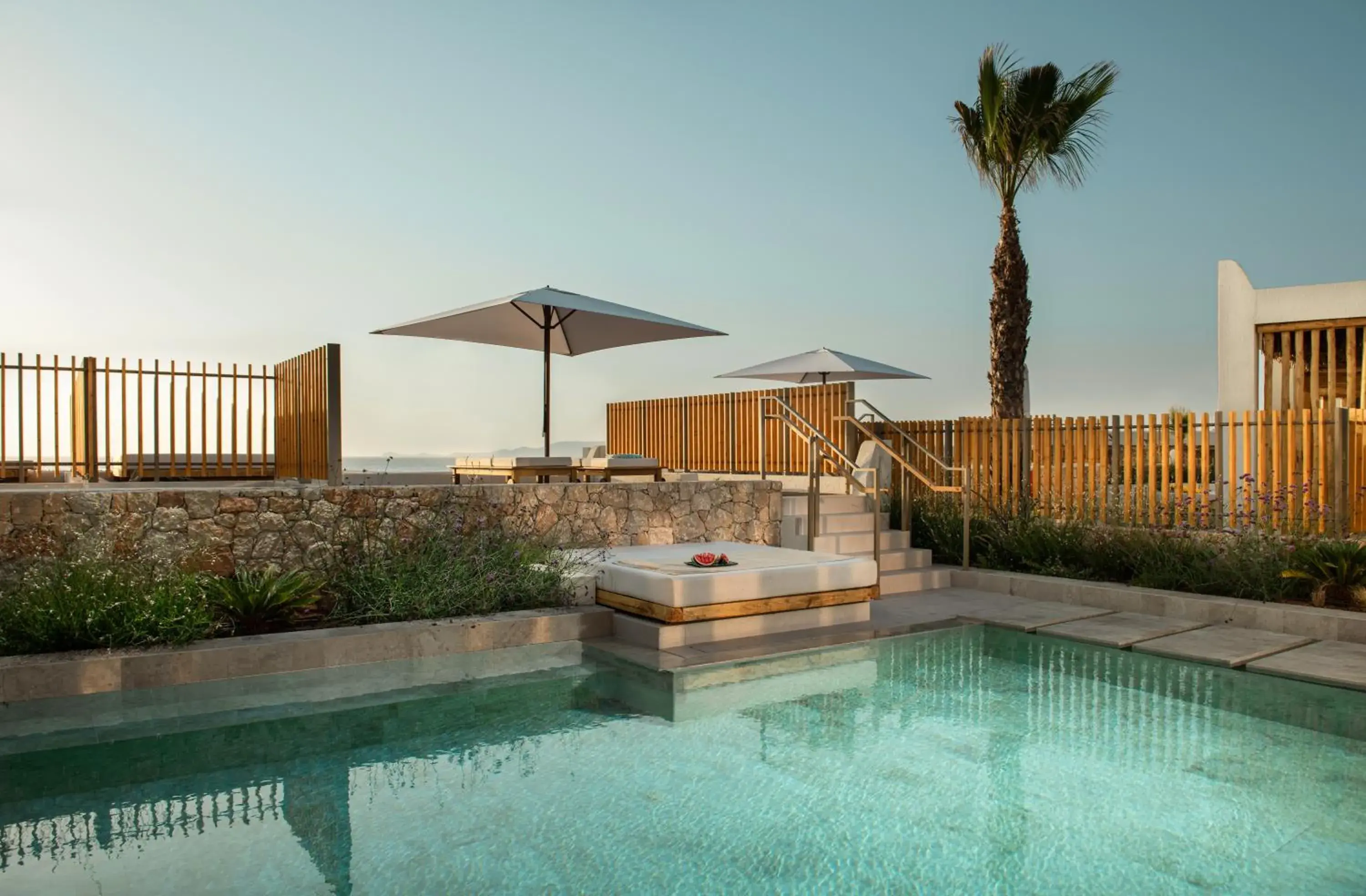 Swimming pool in Mitsis Rinela Swimming pool in Mitsis Rinela