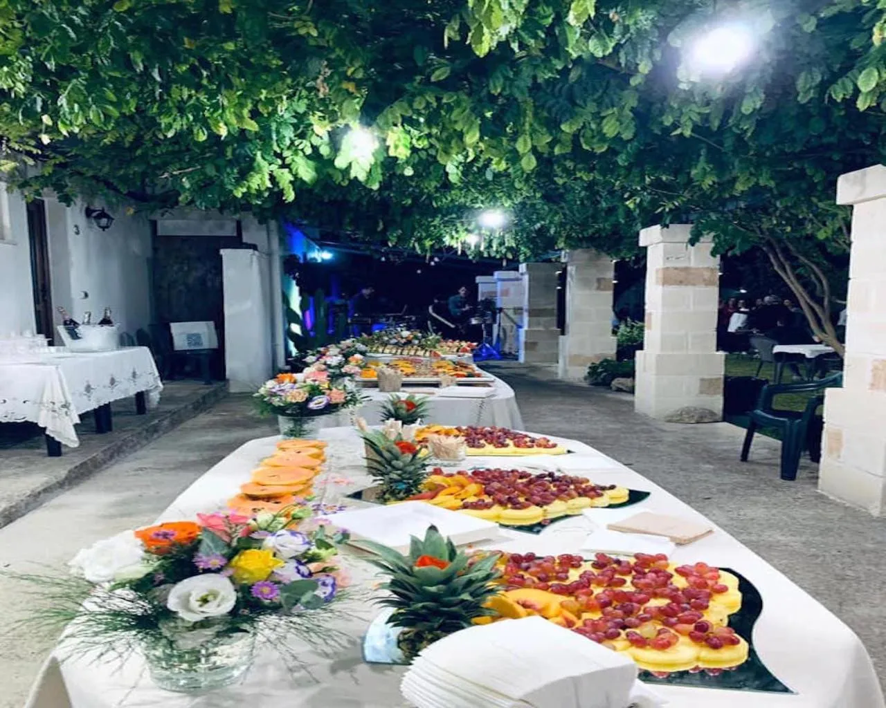 Patio in B&B Villa Sofia