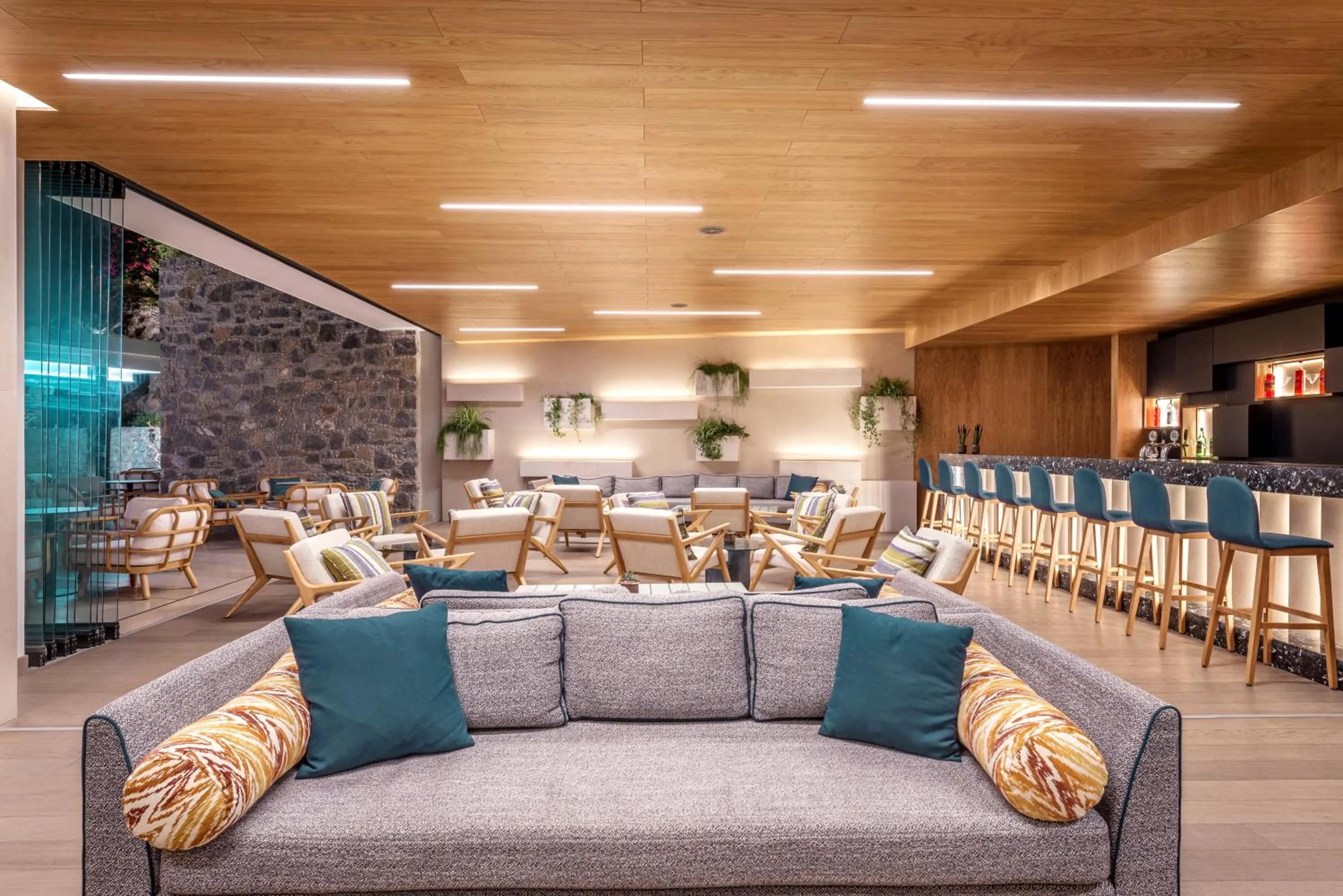 Lounge or bar in Mitsis Rodos Village