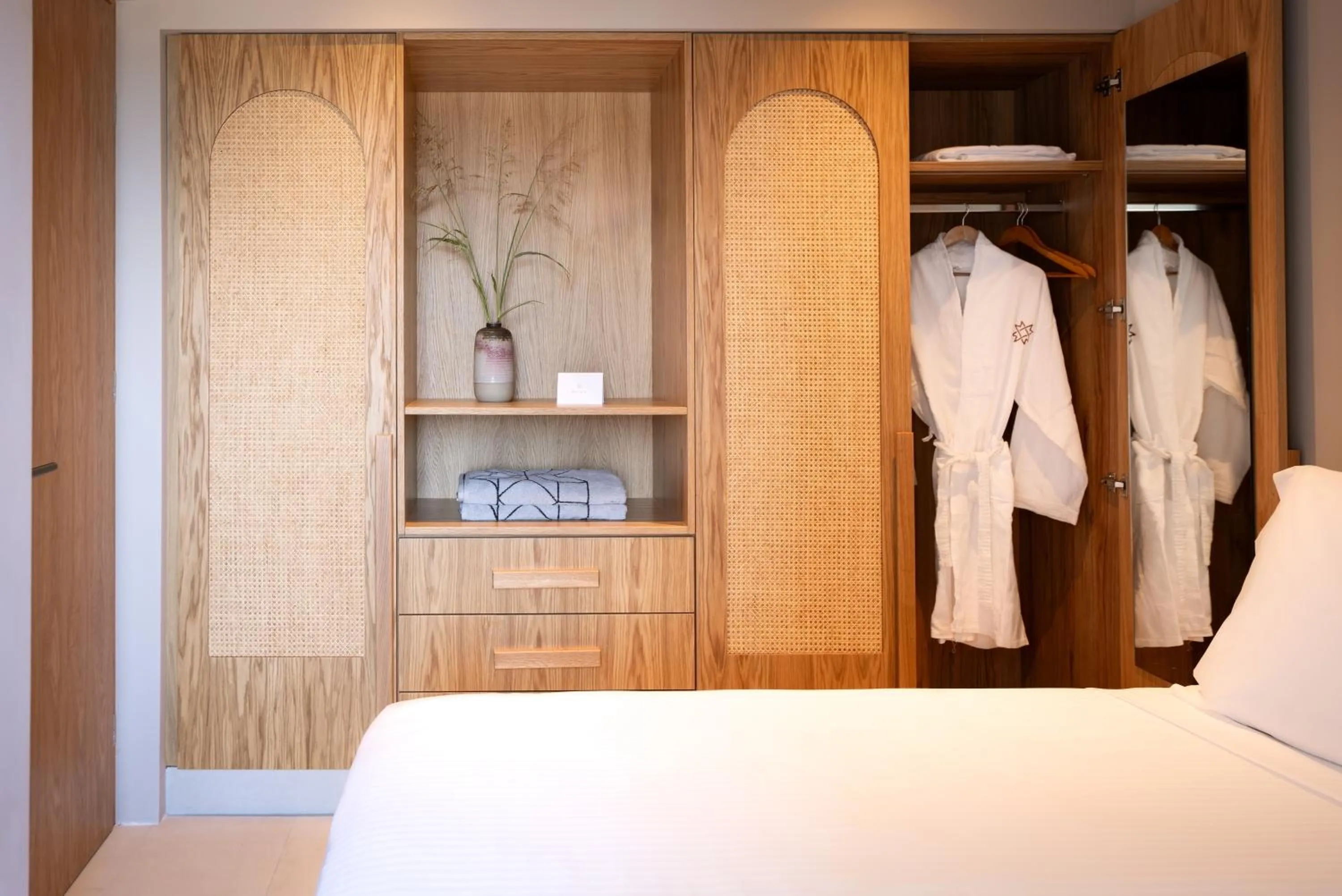 wardrobe, Bed in Mitsis Rodos Village