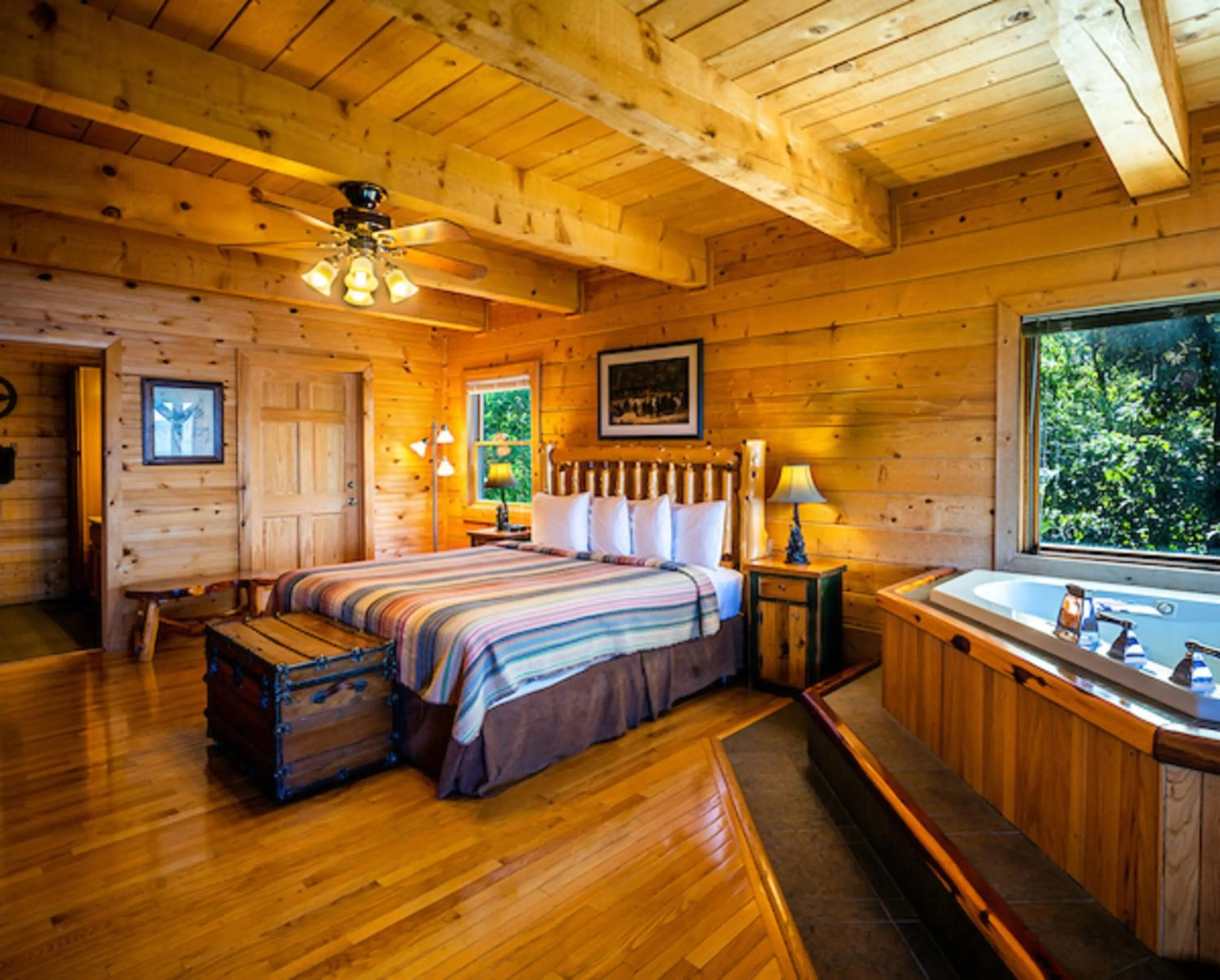 Bed in Sugar Ridge Resort