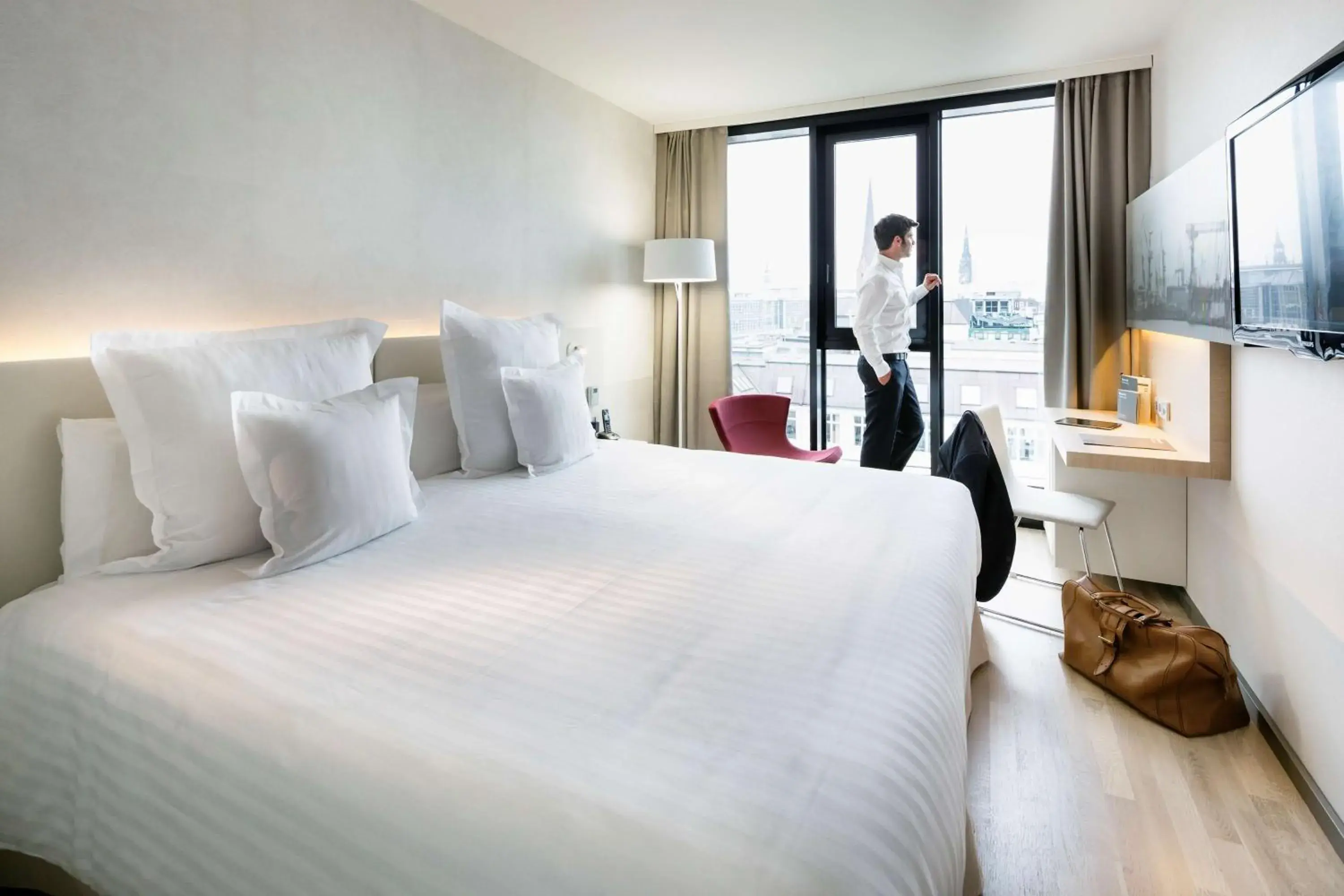 Bedroom, Bed in Barceló Hamburg Bedroom, Bed in Barceló Hamburg