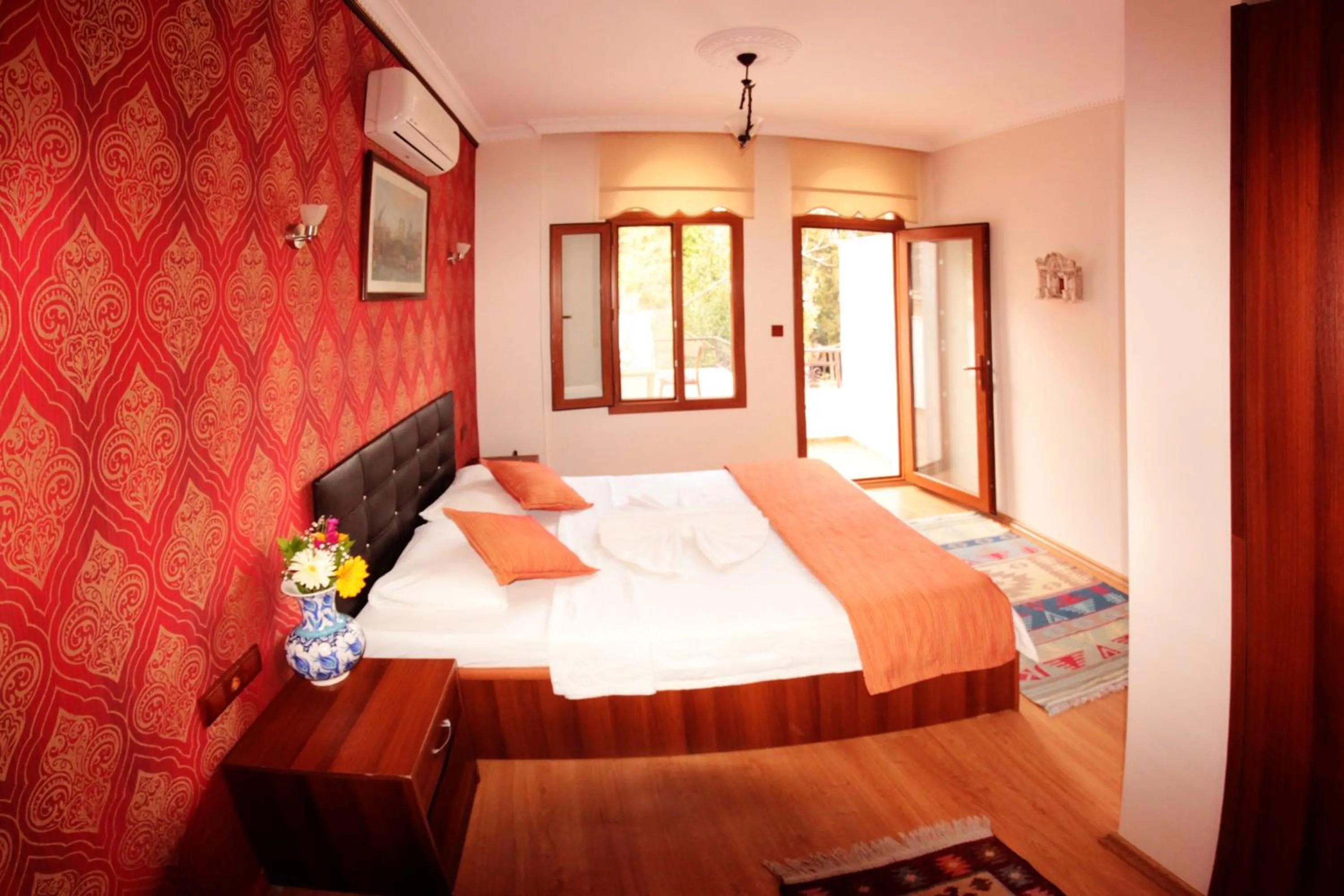 Bed in Boomerang Guest House