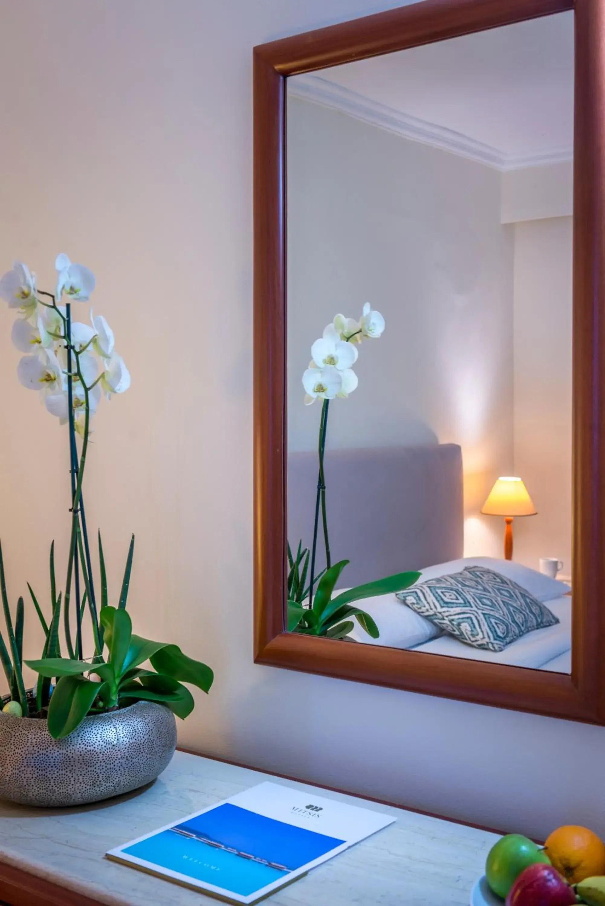 Decorative detail, Bed in Mitsis La Vita Decorative detail, Bed in Mitsis La Vita