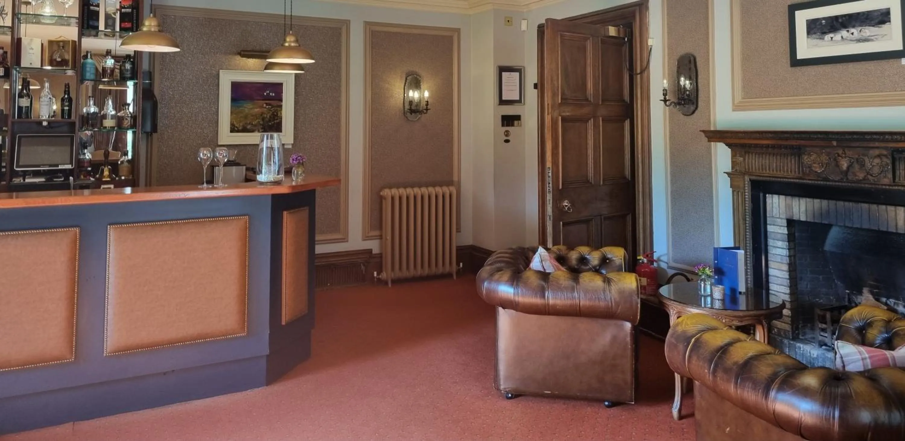 Lounge or bar in Cringletie House