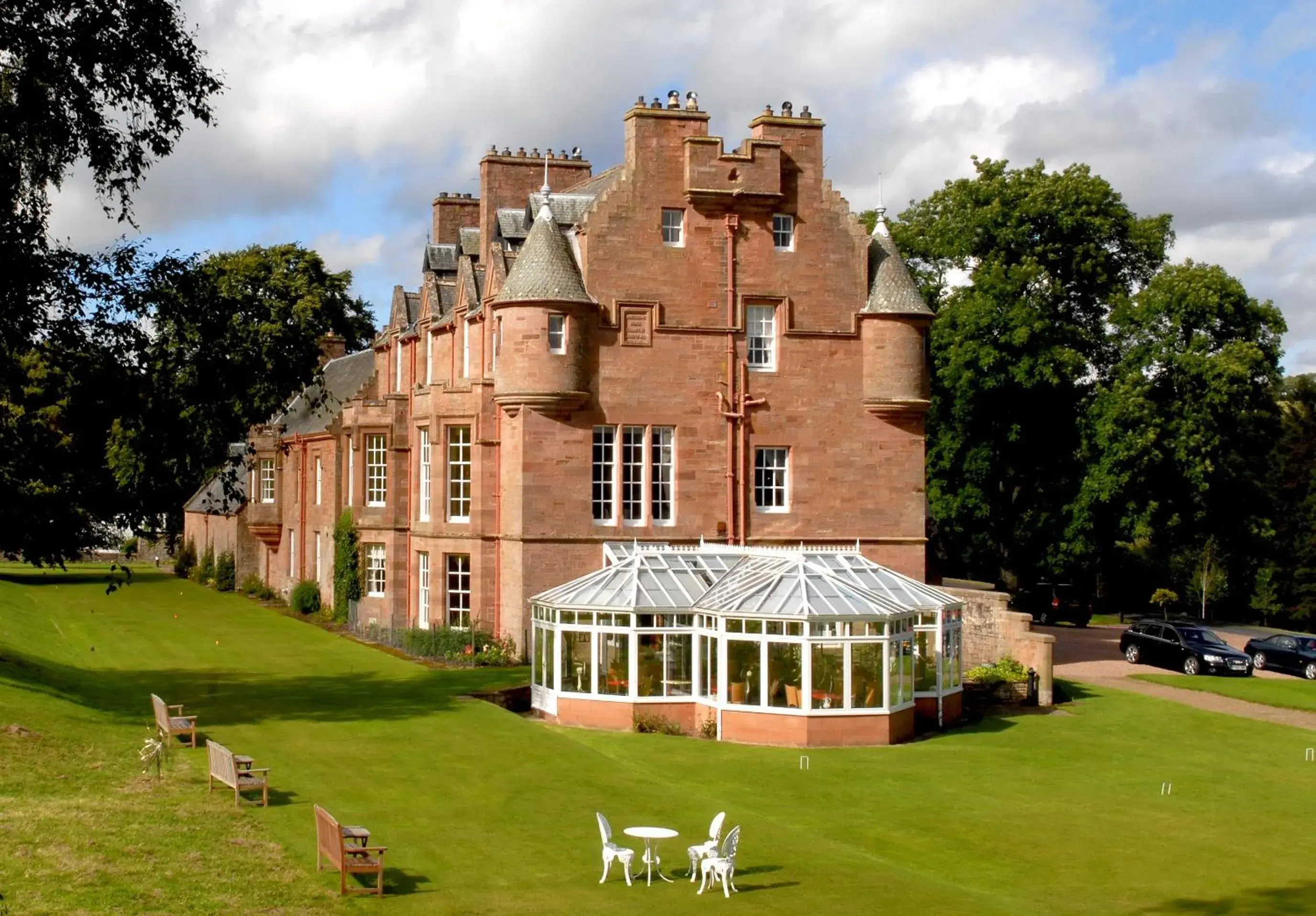 Property building in Cringletie House Property building in Cringletie House