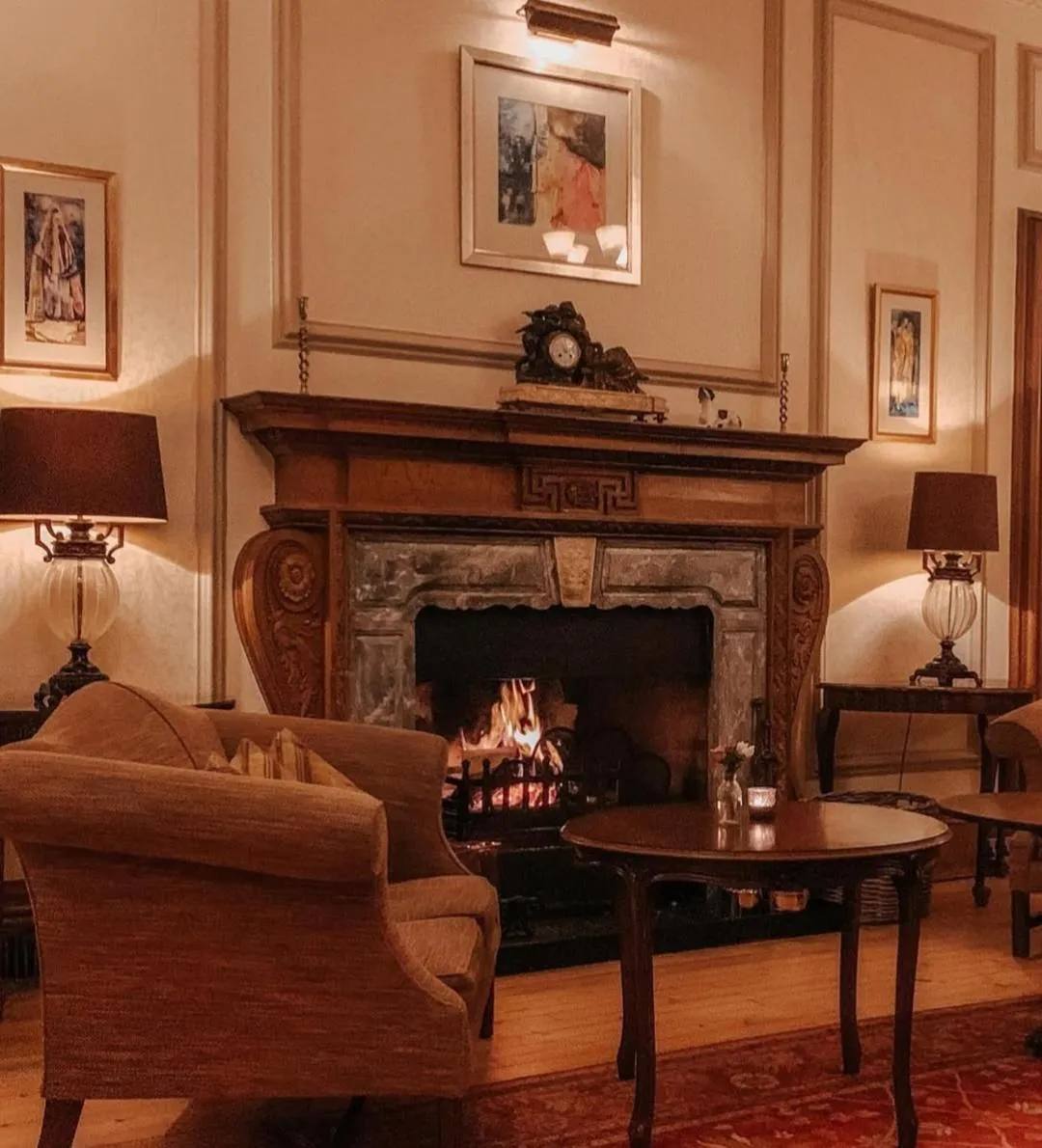 Lounge or bar in Cringletie House