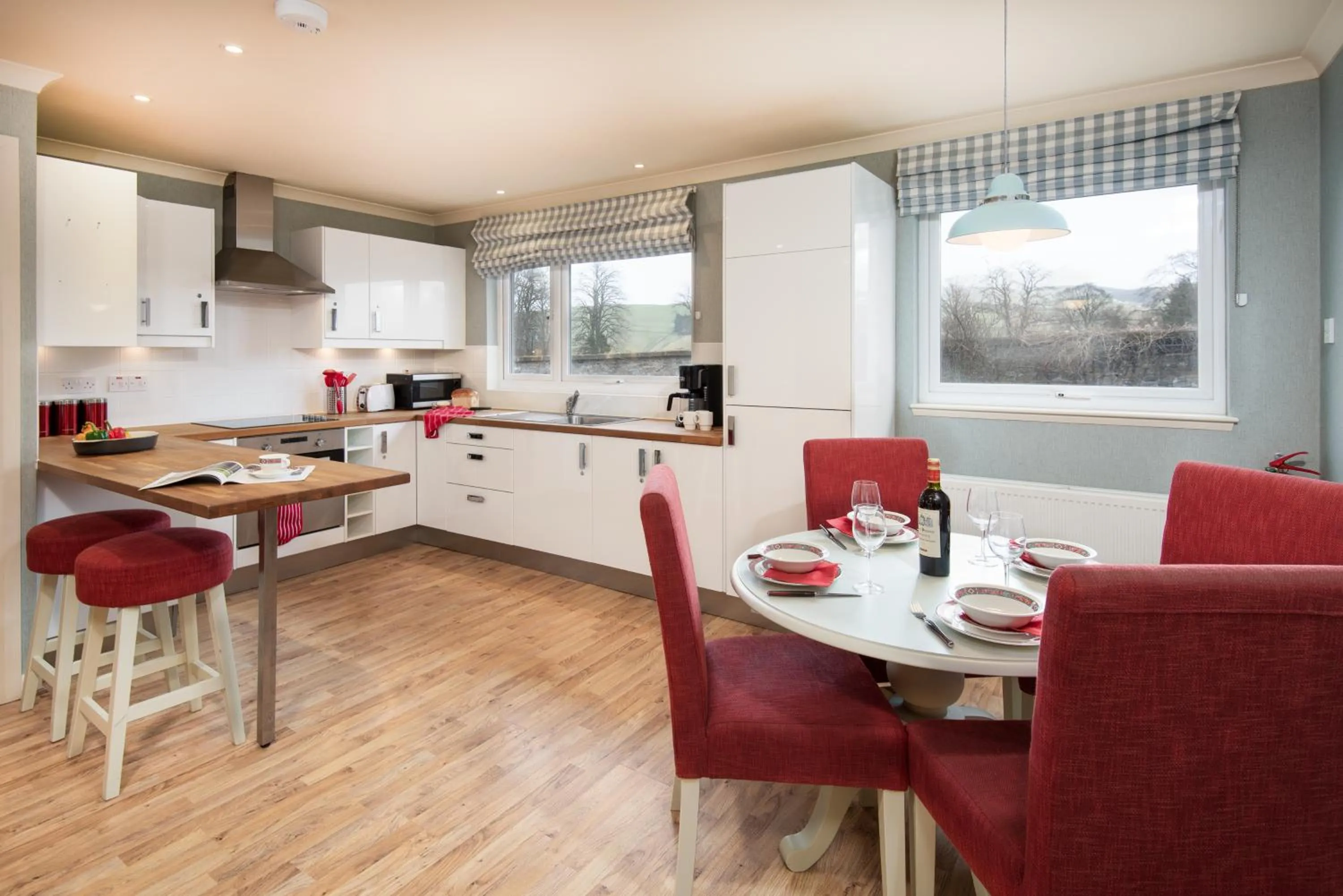 Kitchen or kitchenette in Cringletie House