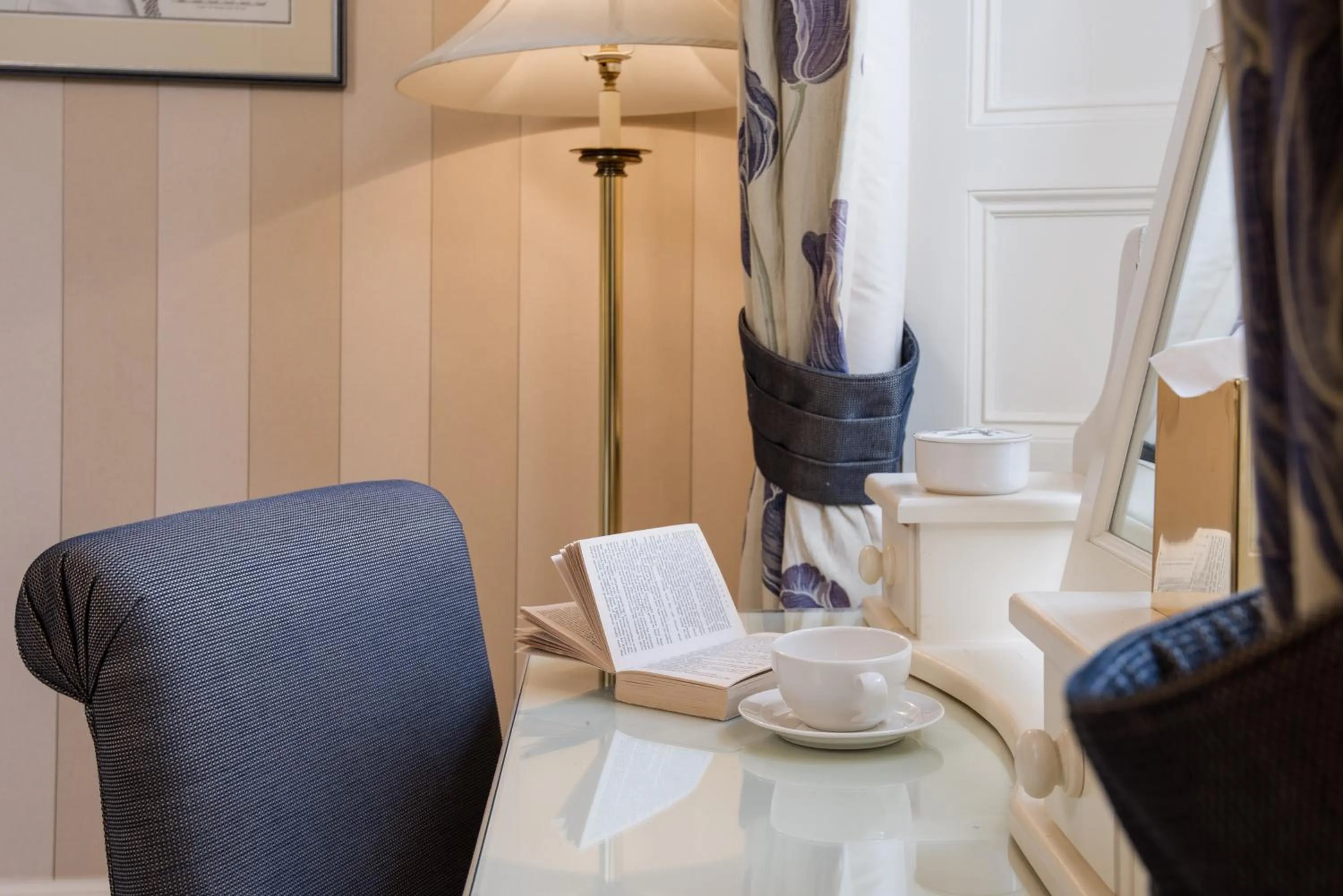 Seating area in Cringletie House