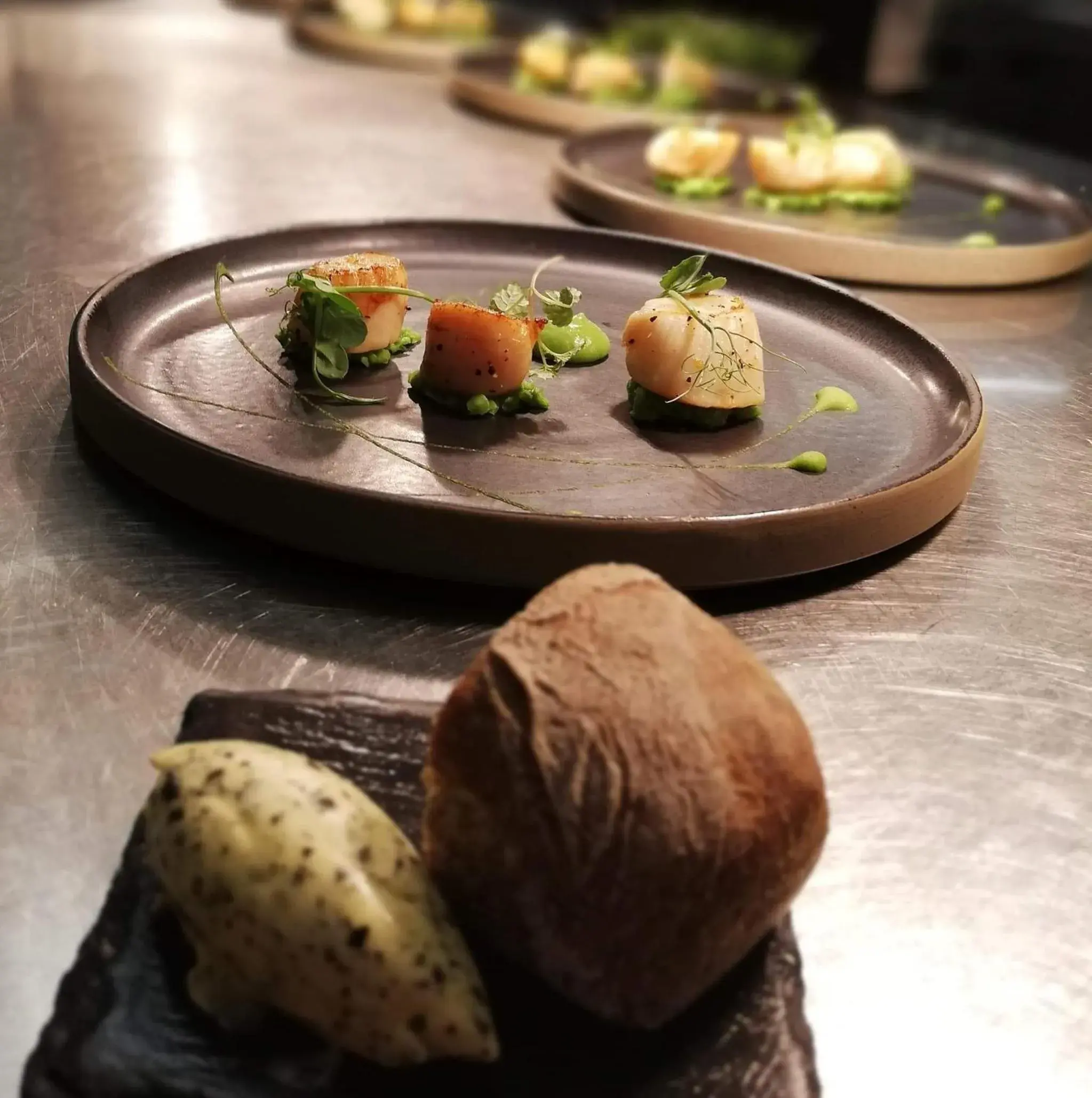 Food close-up in Cringletie House Food close-up in Cringletie House