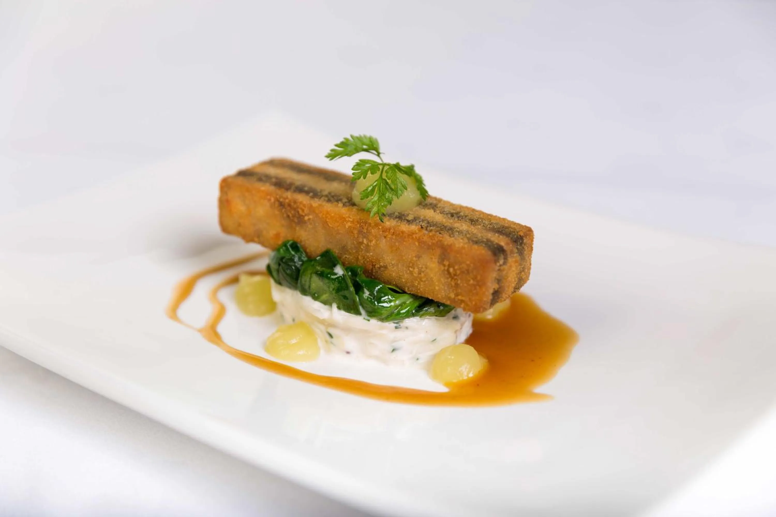 Food close-up in Cringletie House