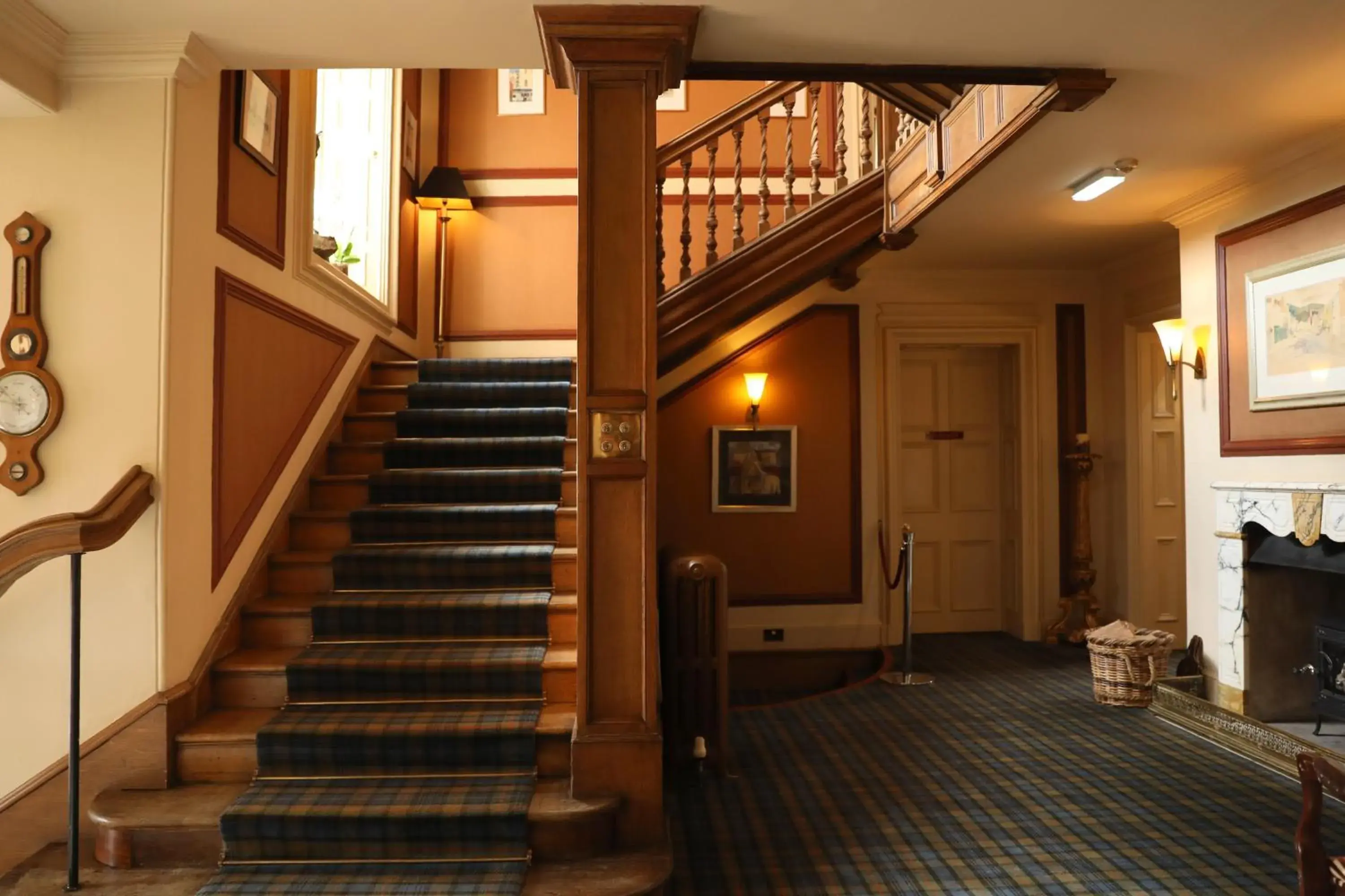 Facade/entrance in Cringletie House Facade/entrance in Cringletie House