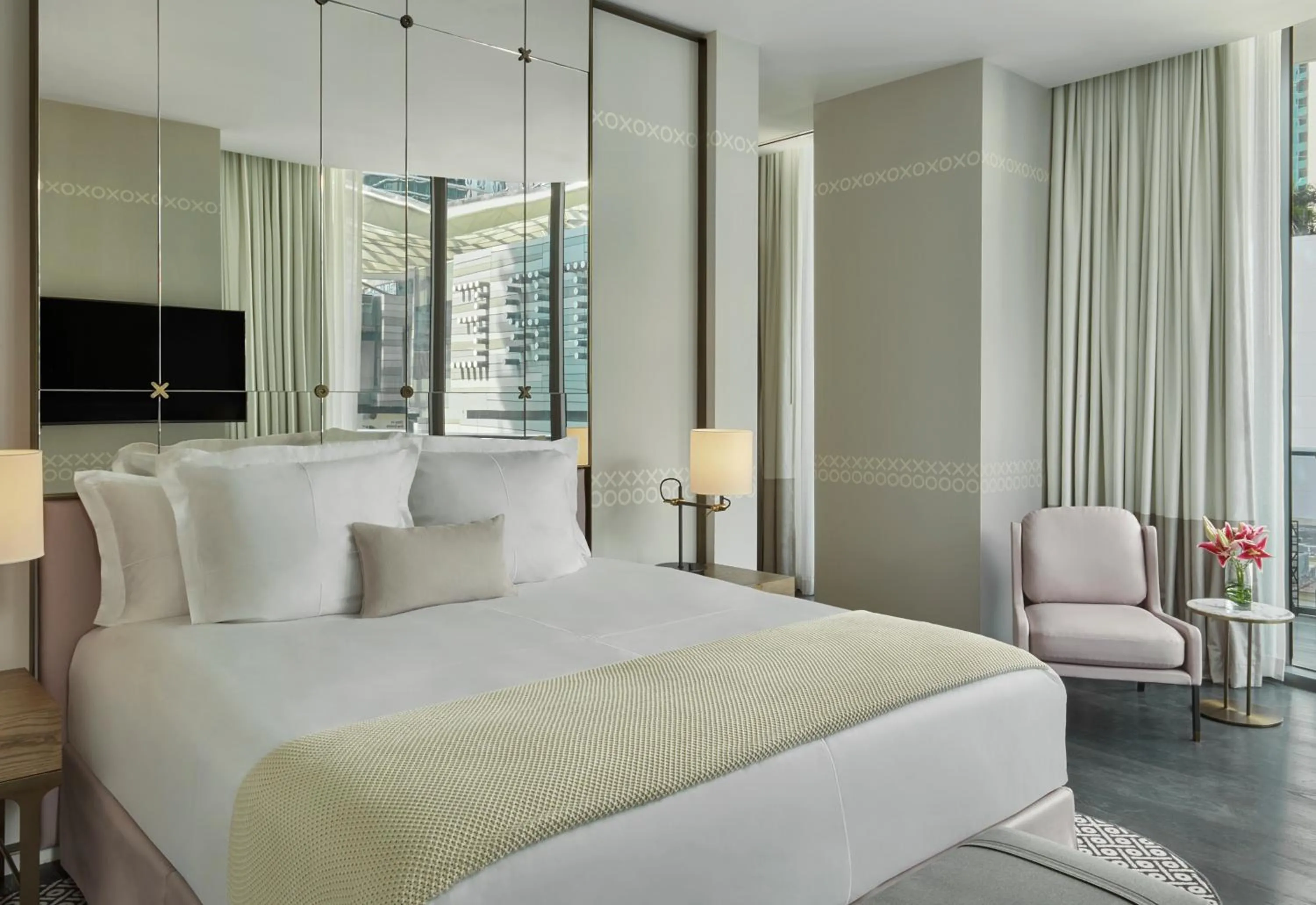 Bed in SLS LUX Brickell
