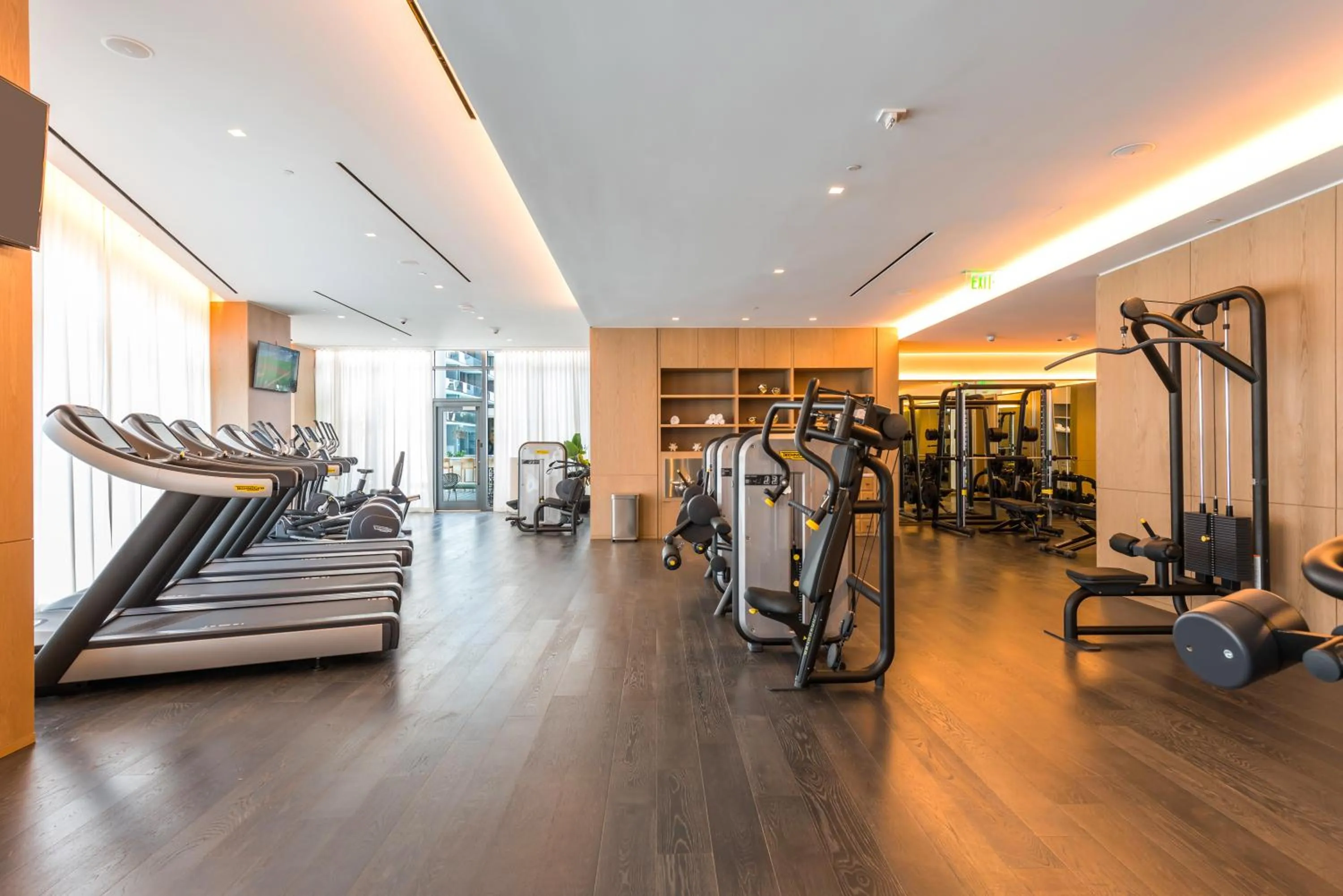 Fitness centre/facilities in SLS LUX Brickell