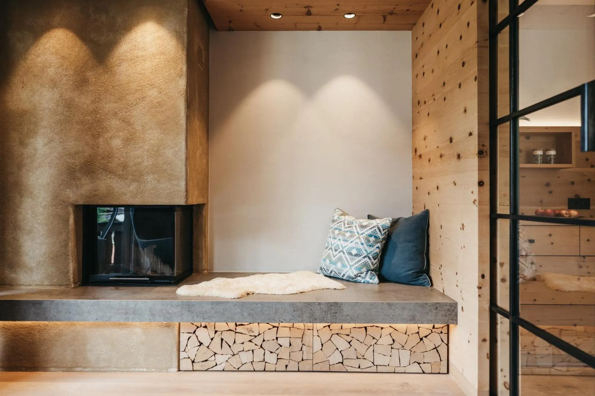 Seating area in Biohotel Rupertus