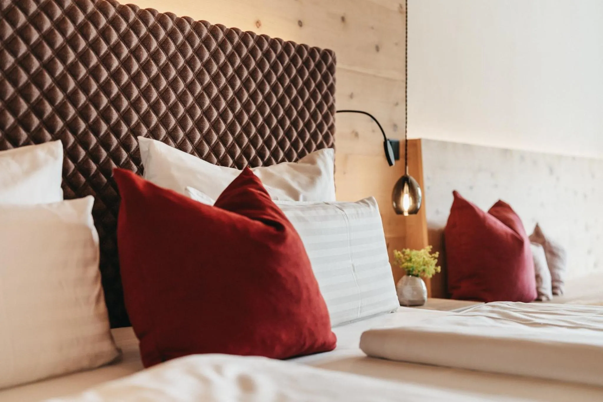 Bed in Biohotel Rupertus