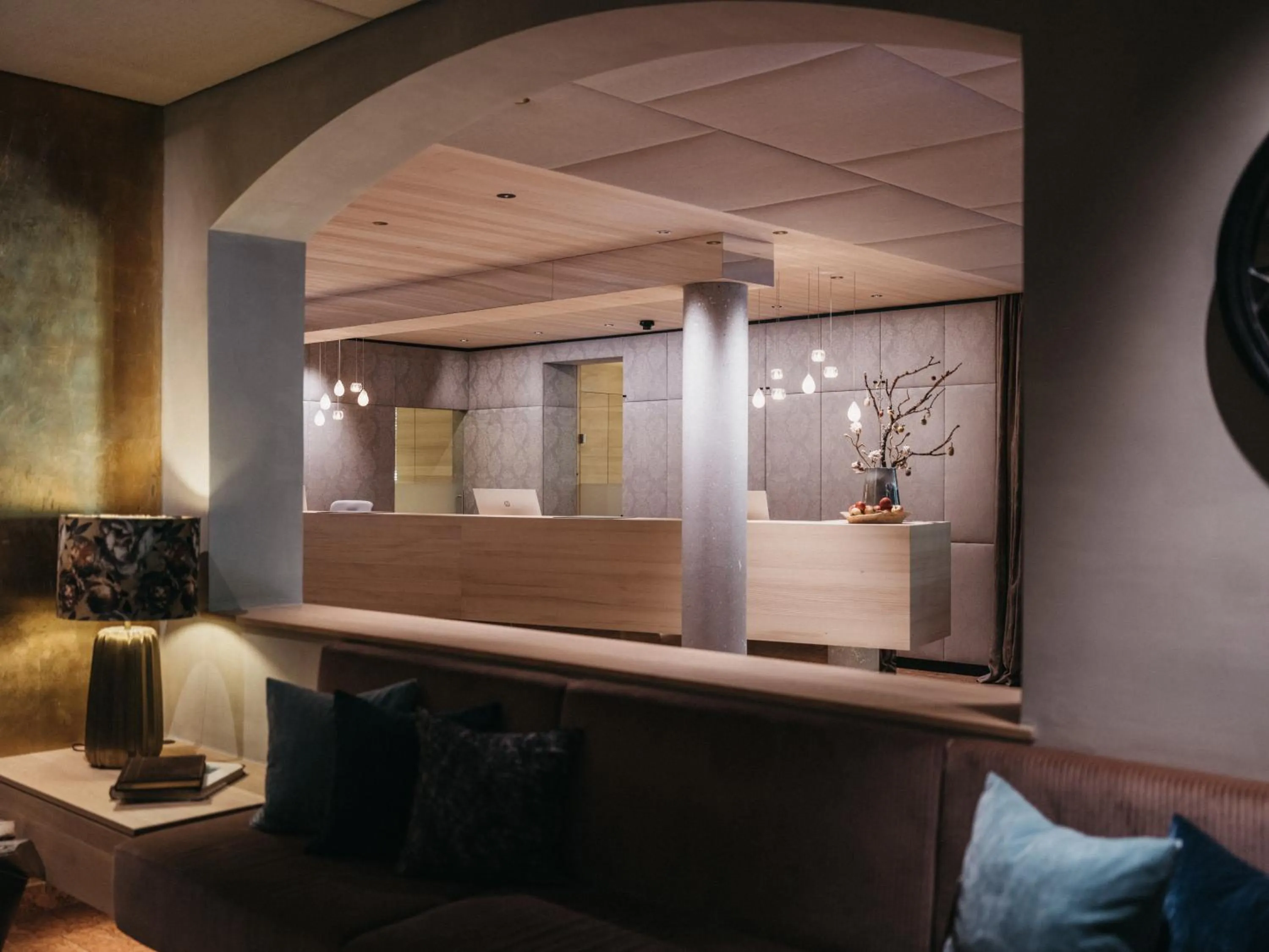 Lobby or reception in Biohotel Rupertus