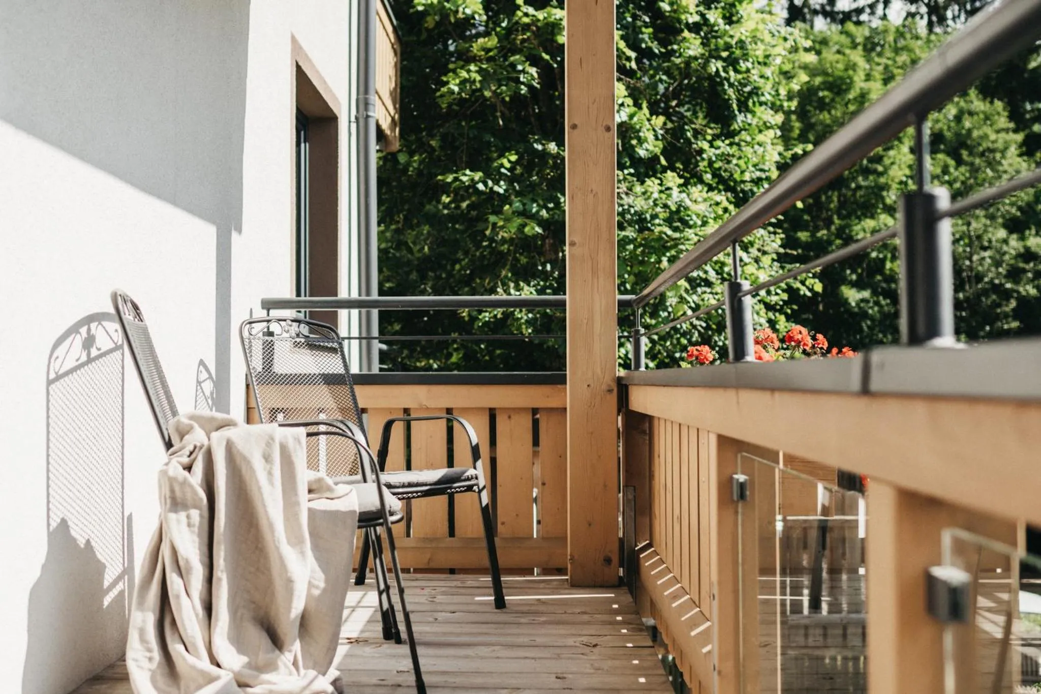 Balcony/Terrace in Biohotel Rupertus