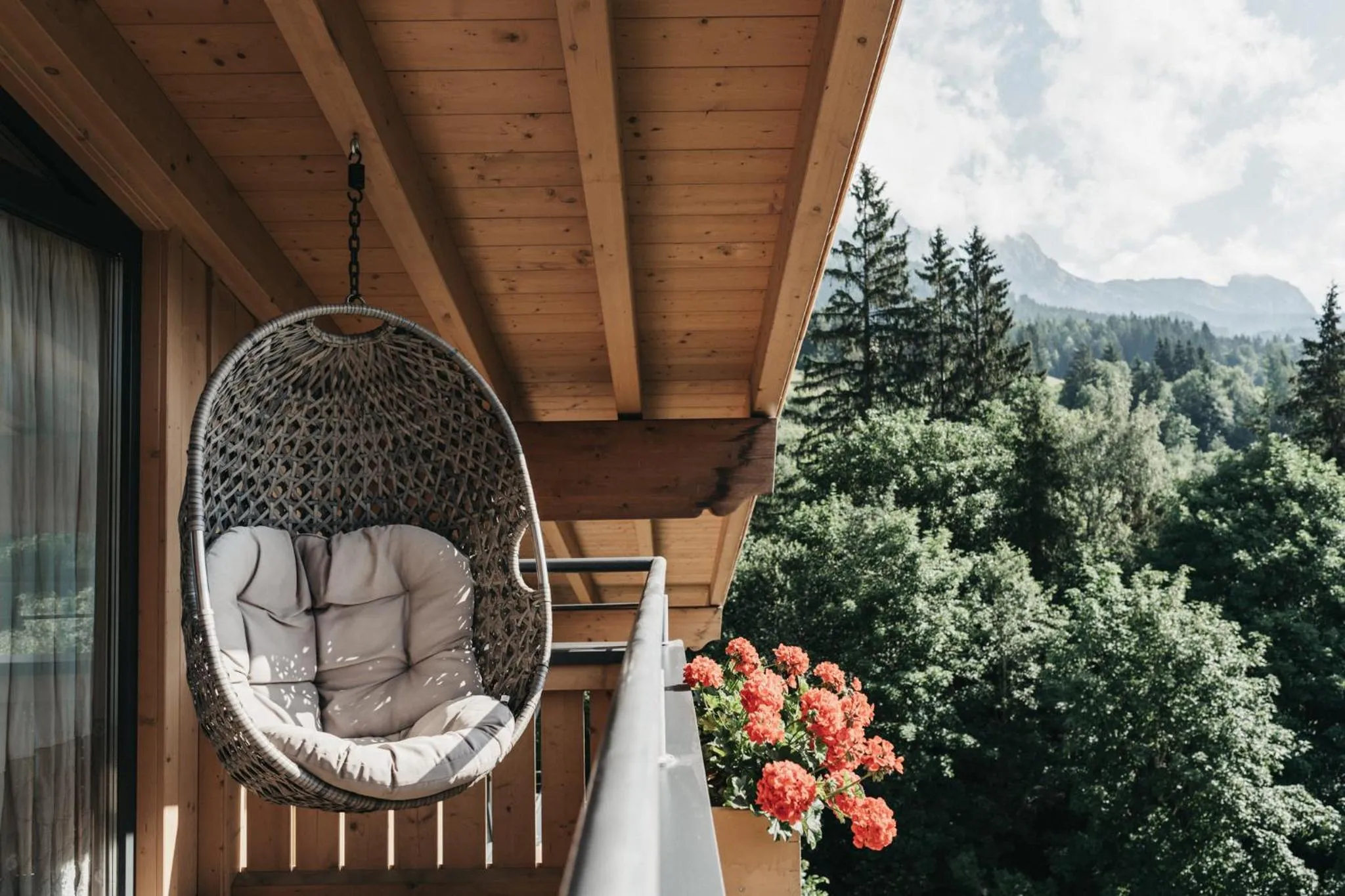 Balcony/Terrace in Biohotel Rupertus
