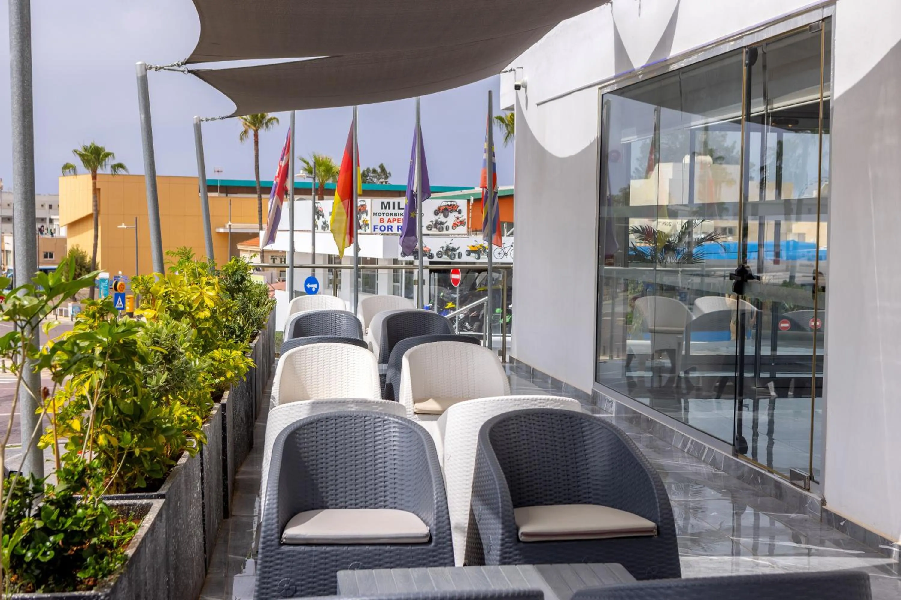 Balcony/Terrace in Milea Hotel