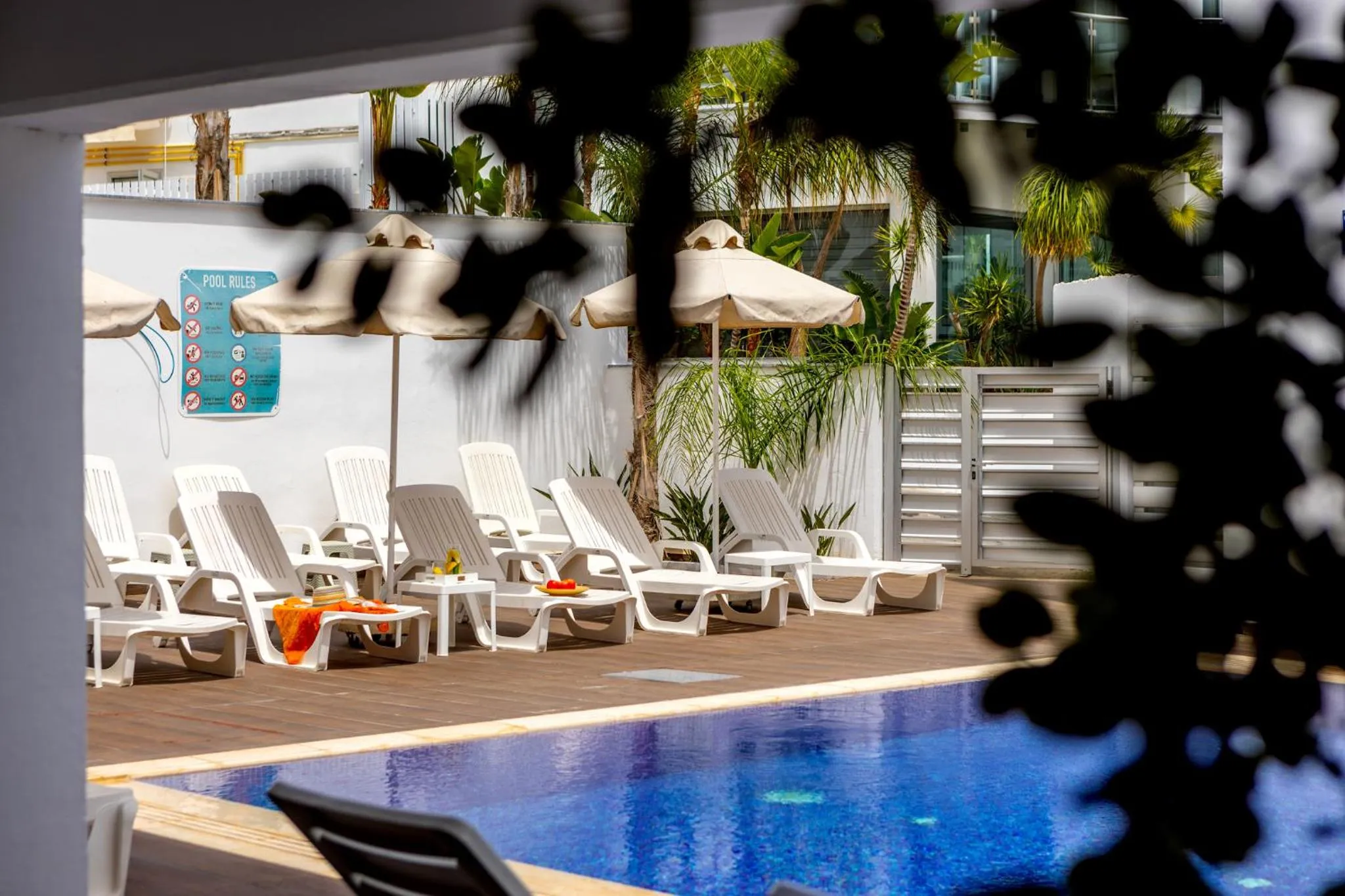 Swimming pool in Milea Hotel