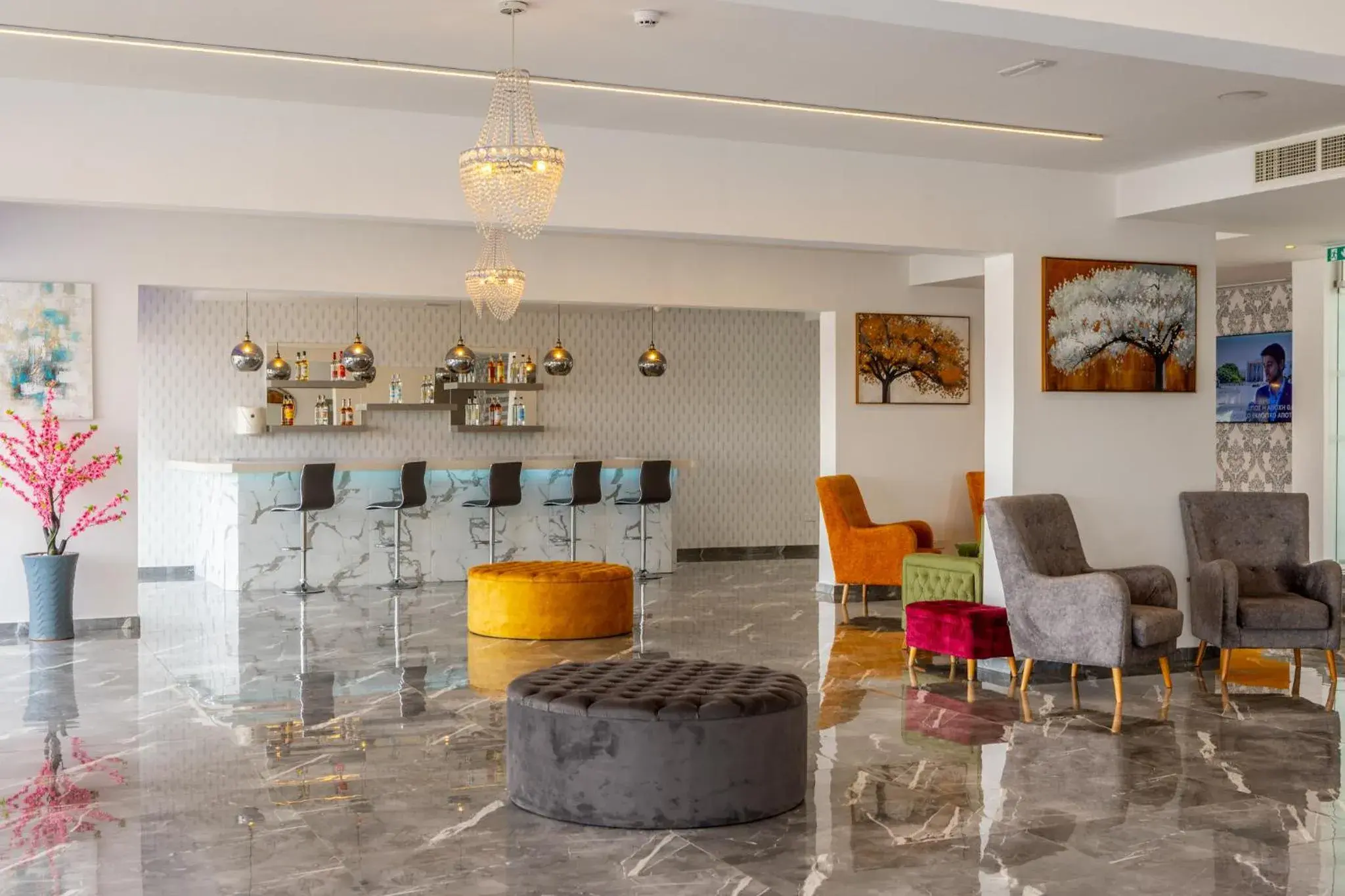 Lobby or reception in Milea Hotel Lobby or reception in Milea Hotel